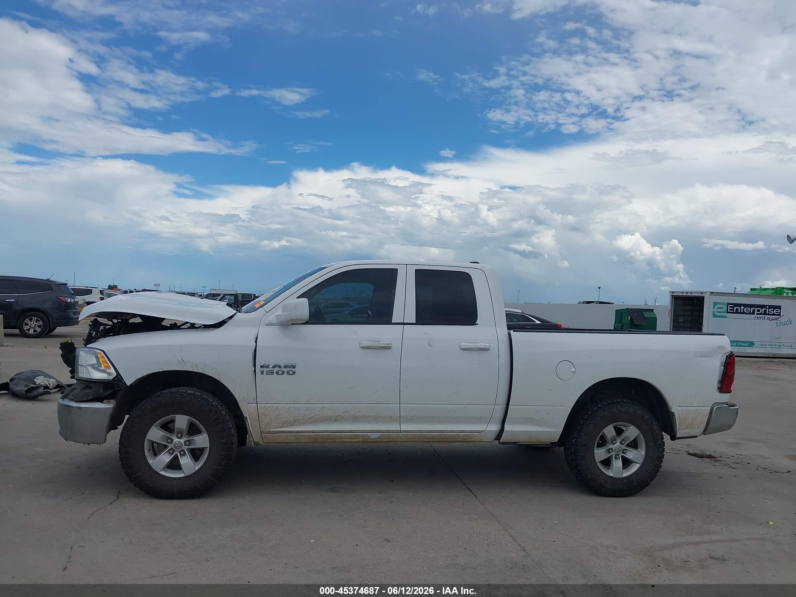 2013 Ram 1500 Tradesman White vin: 1C6RR6FP0DS500858