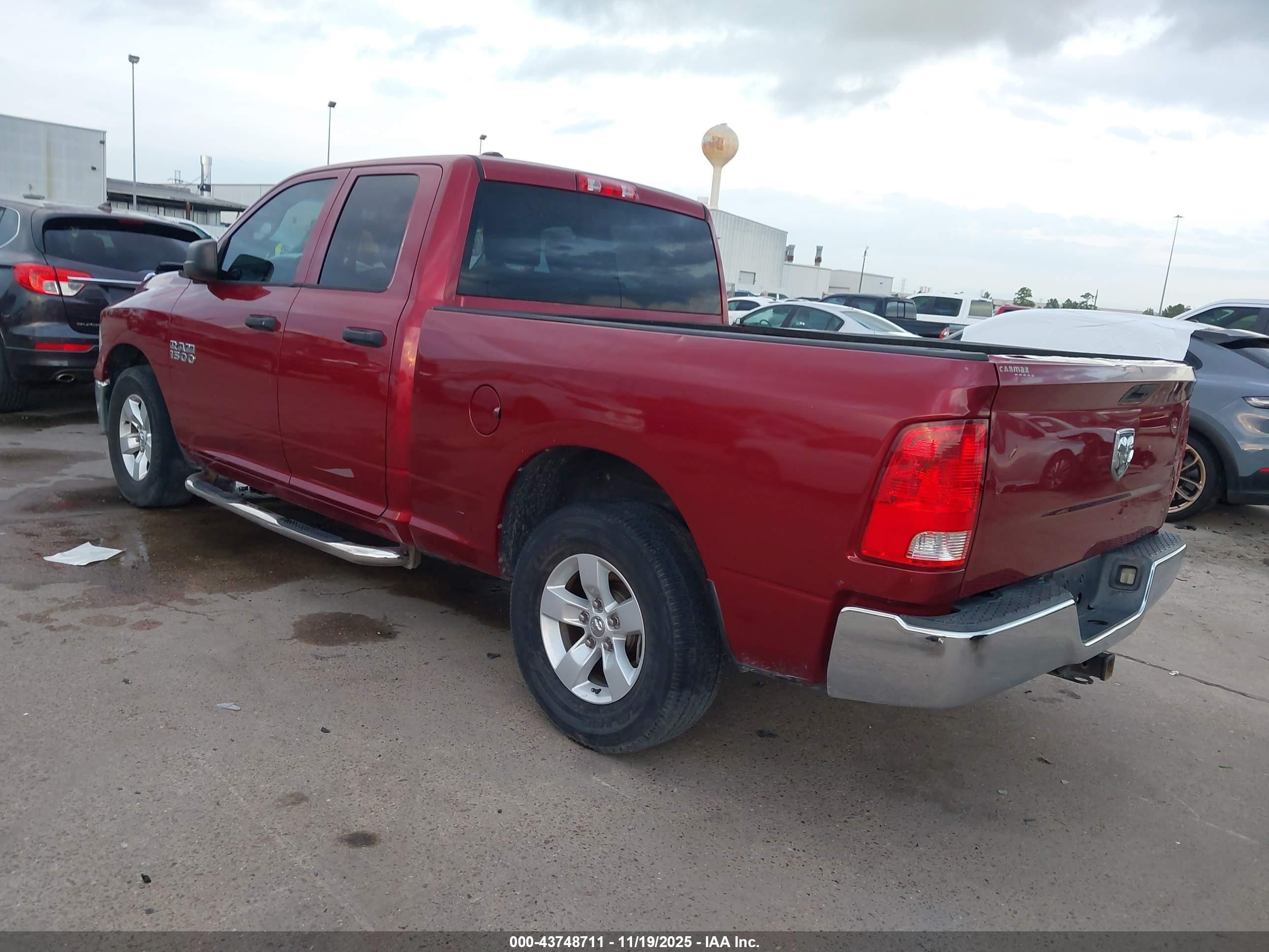 2013 Ram 1500 Tradesman Красный vin: 1C6RR6FP1DS558218