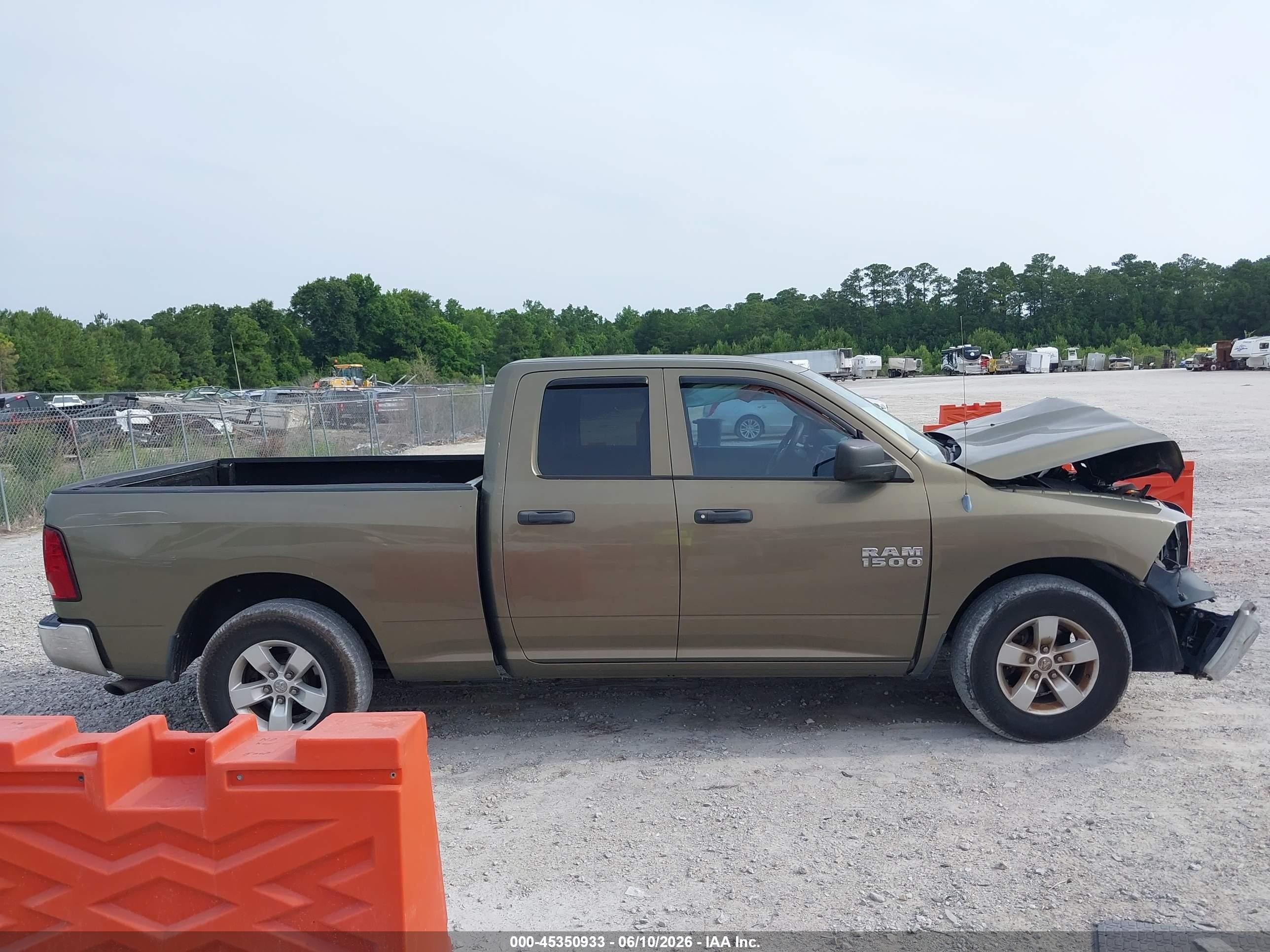 2013 Ram 1500 Tradesman Green vin: 1C6RR6FP7DS588016