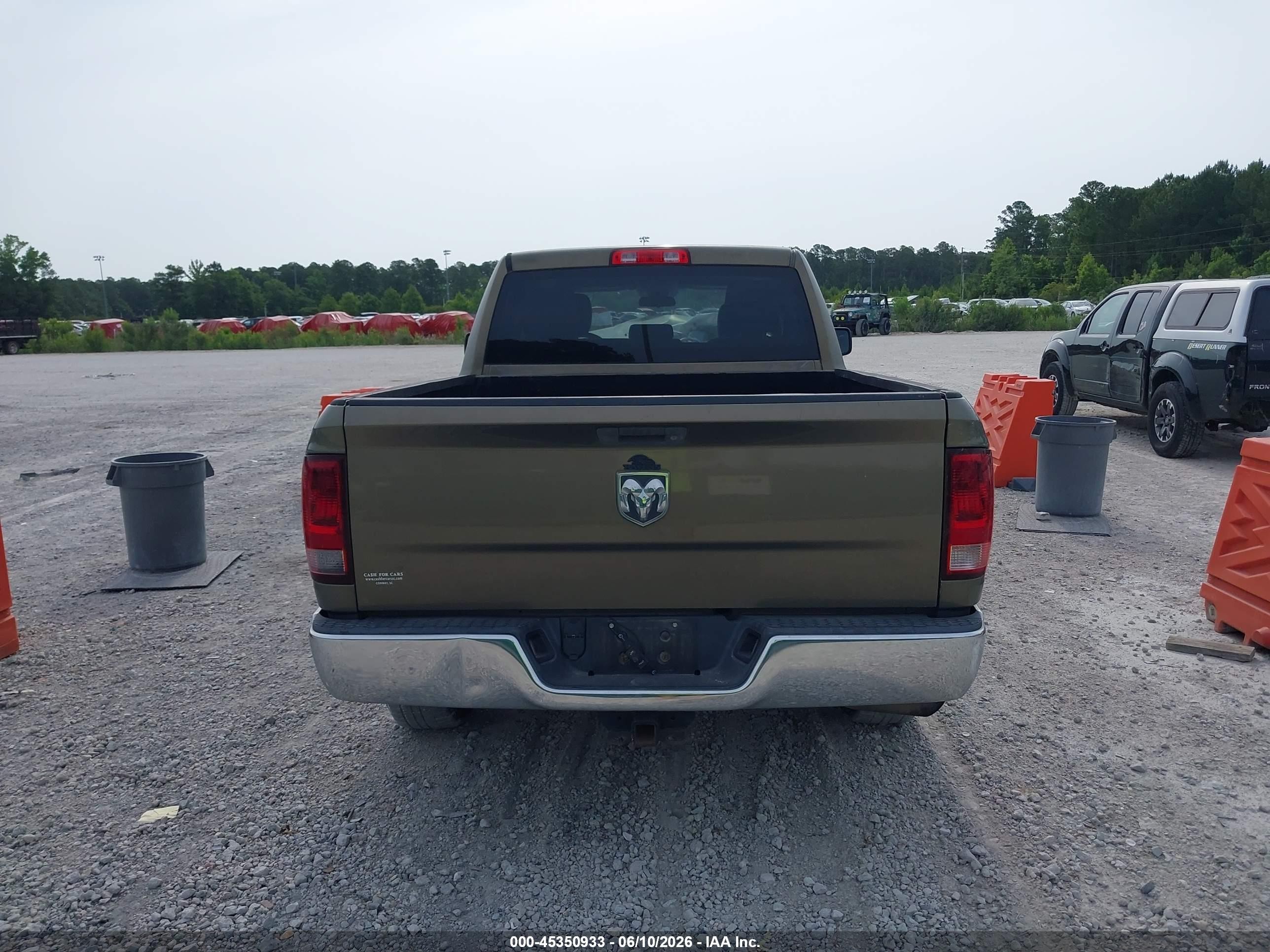 2013 Ram 1500 Tradesman Green vin: 1C6RR6FP7DS588016