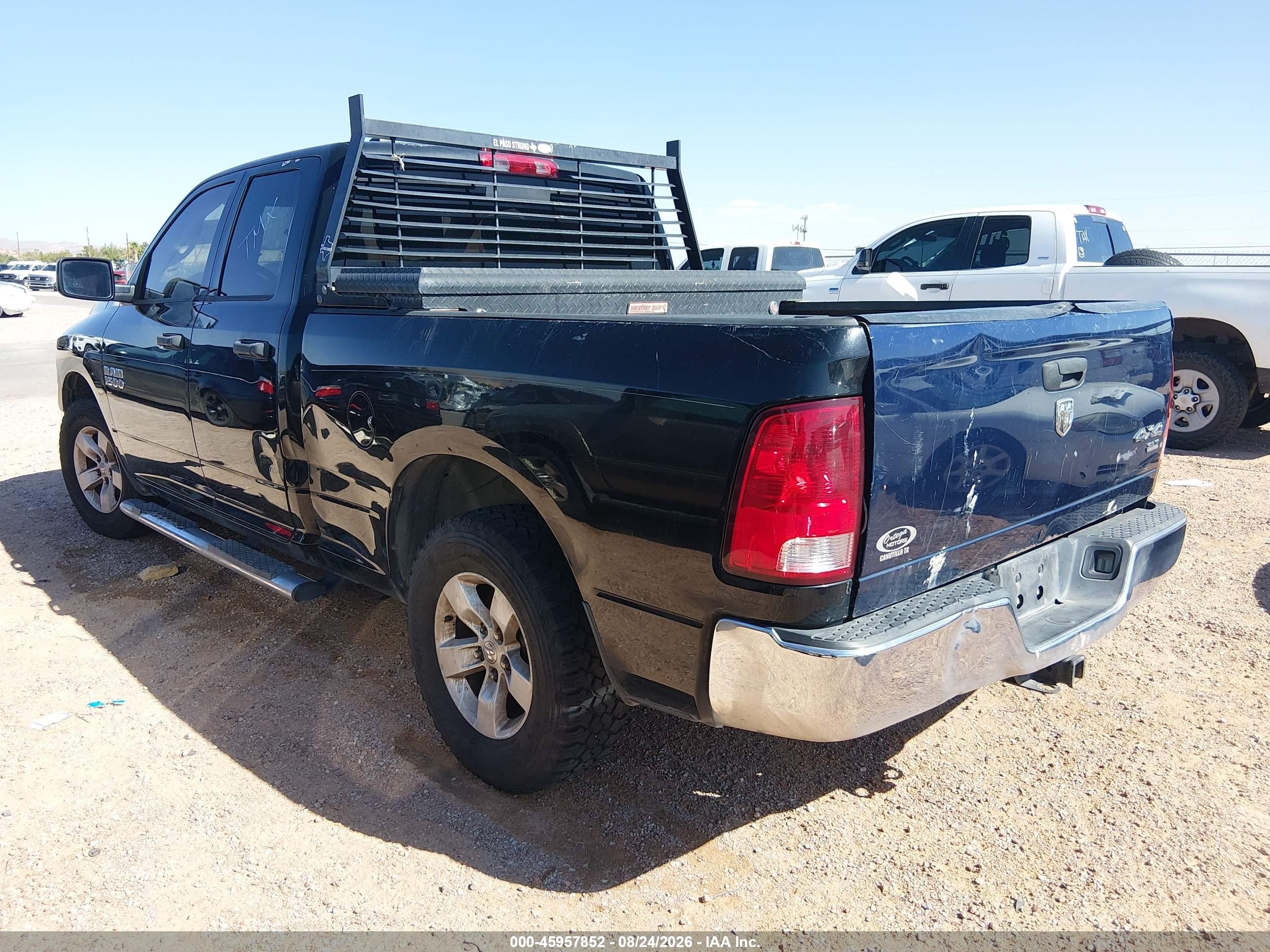 2013 Ram 1500 Tradesman Черный vin: 1C6RR6FP8DS628362