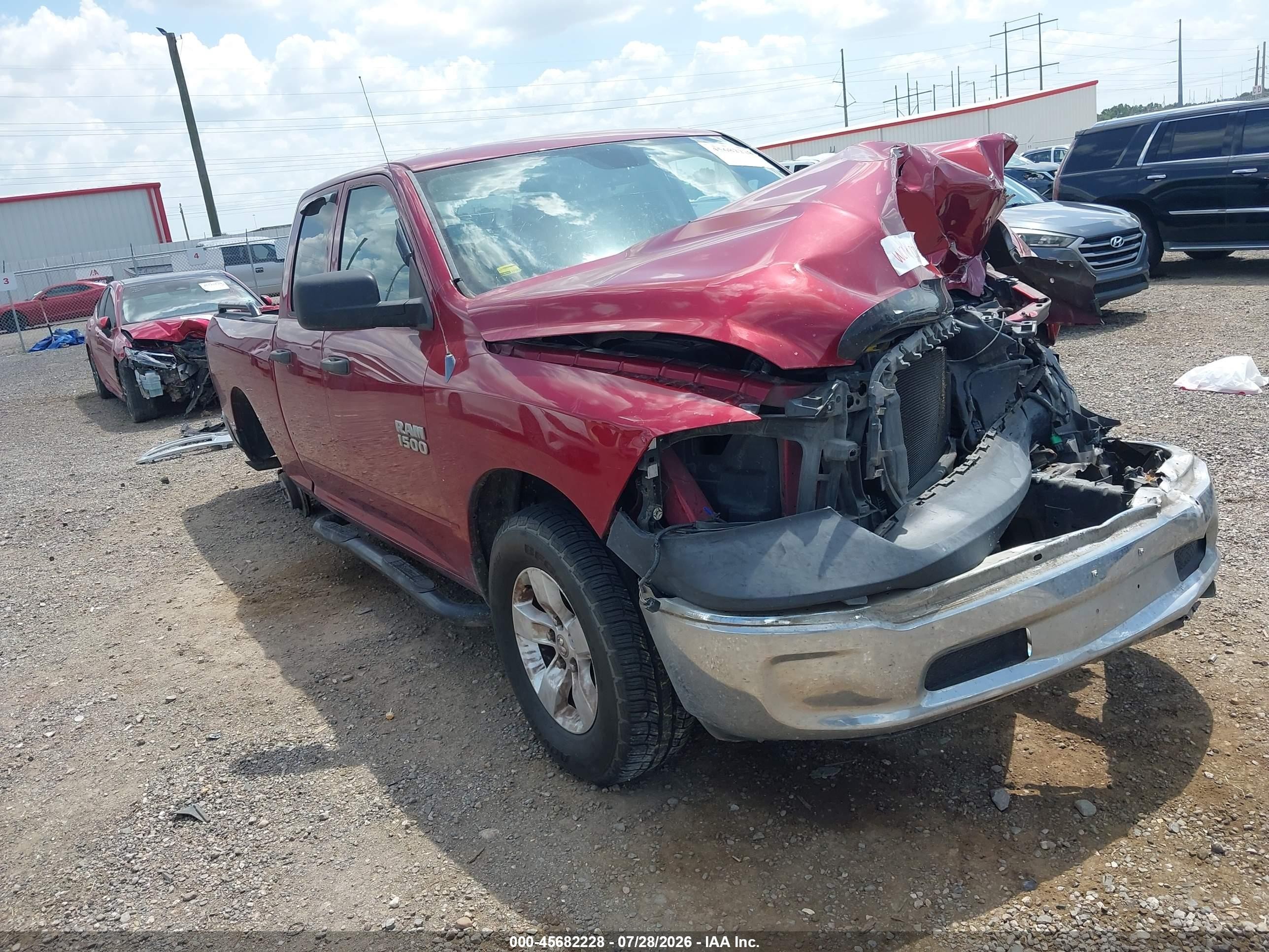 2013 Ram 1500 Tradesman Red vin: 1C6RR6FPXDS529798