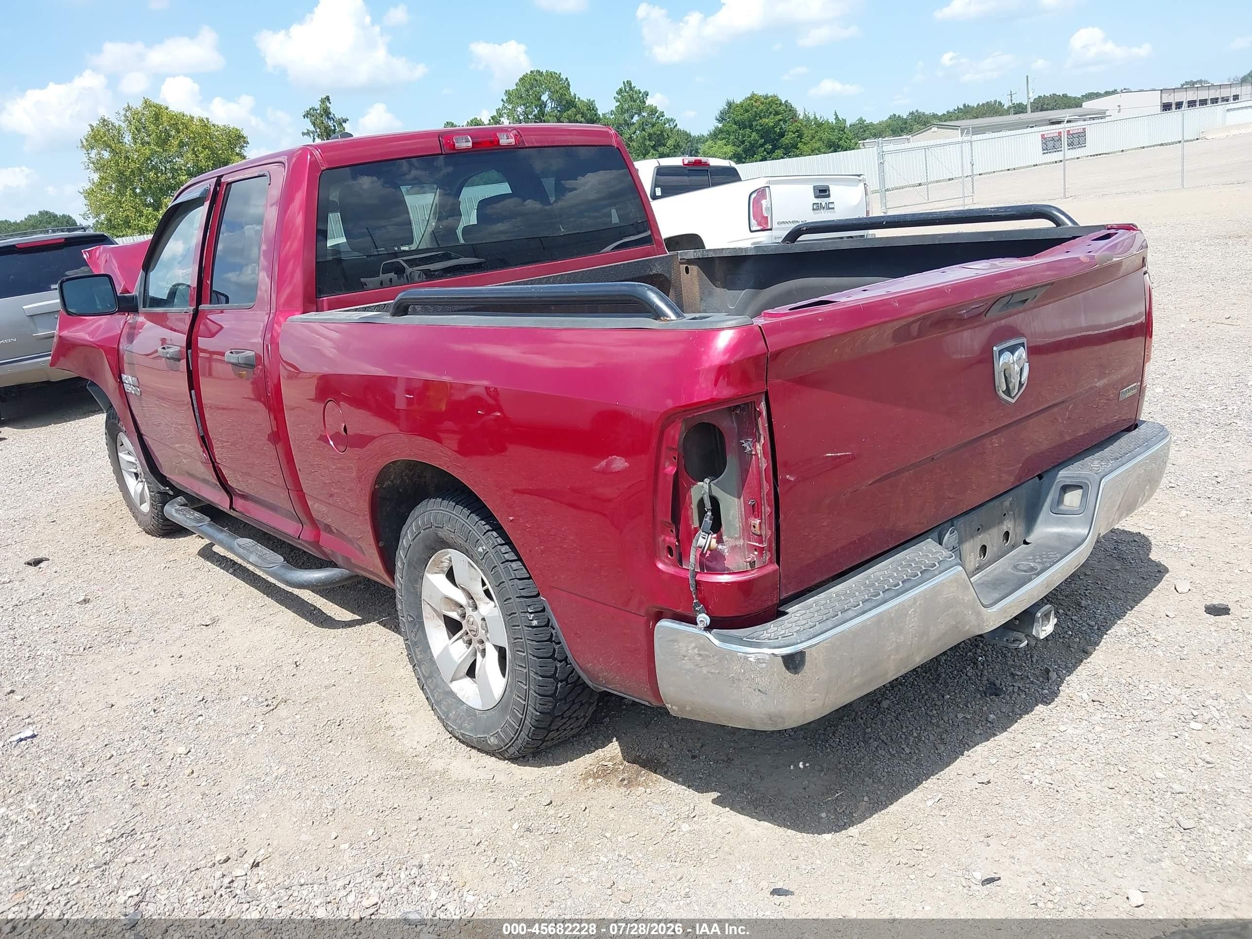 2013 Ram 1500 Tradesman Red vin: 1C6RR6FPXDS529798