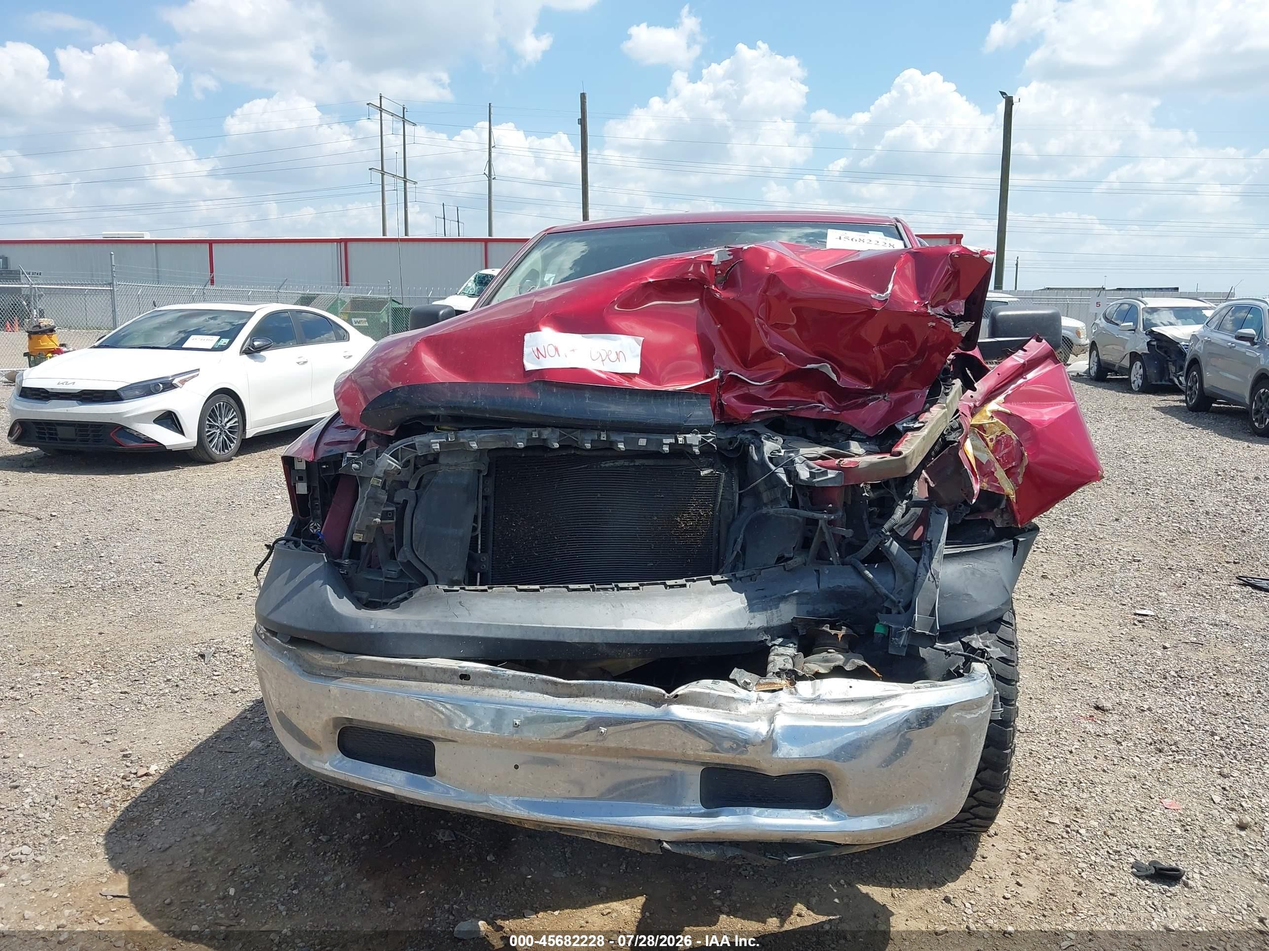 2013 Ram 1500 Tradesman Red vin: 1C6RR6FPXDS529798