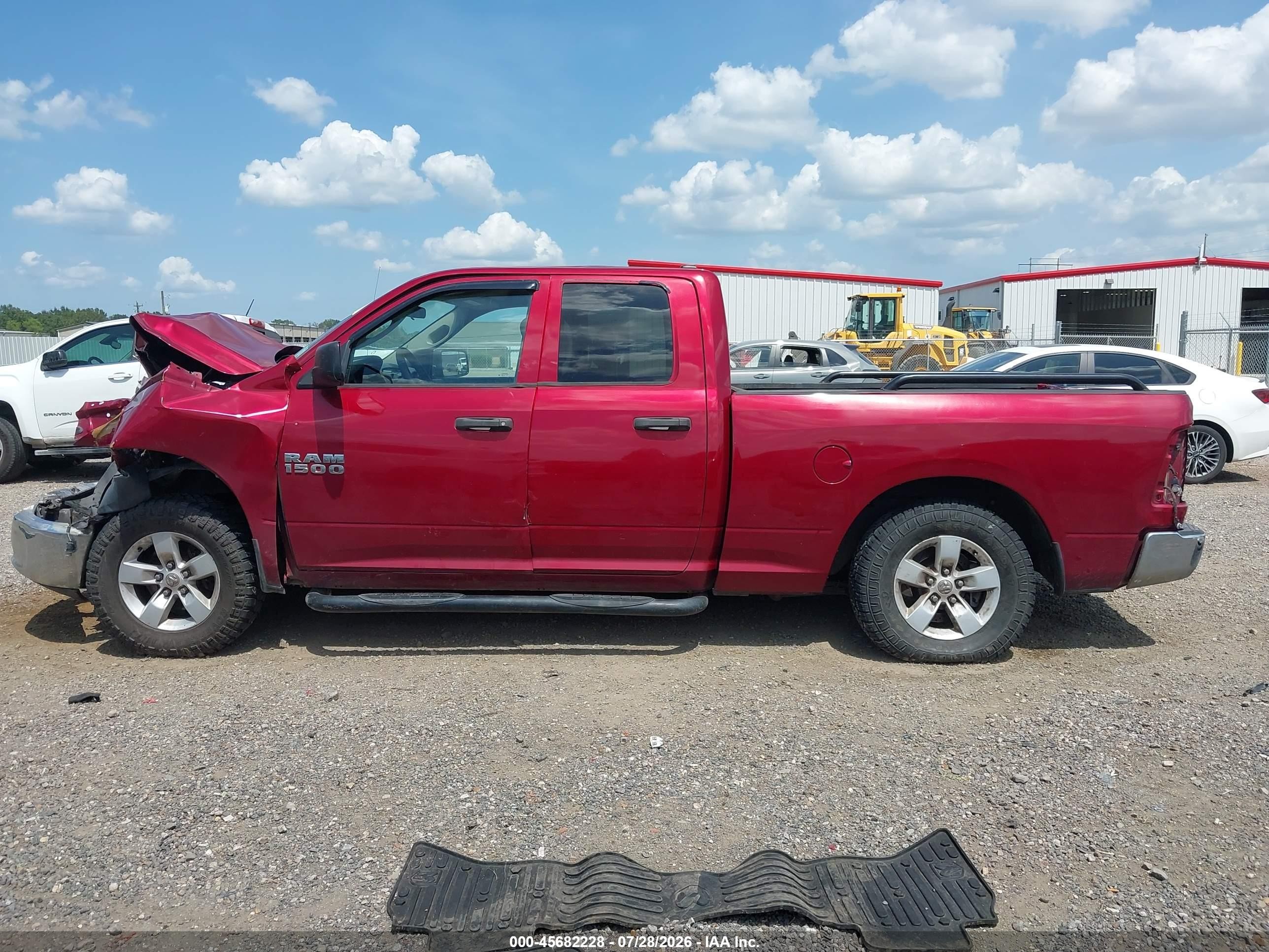 2013 Ram 1500 Tradesman Red vin: 1C6RR6FPXDS529798