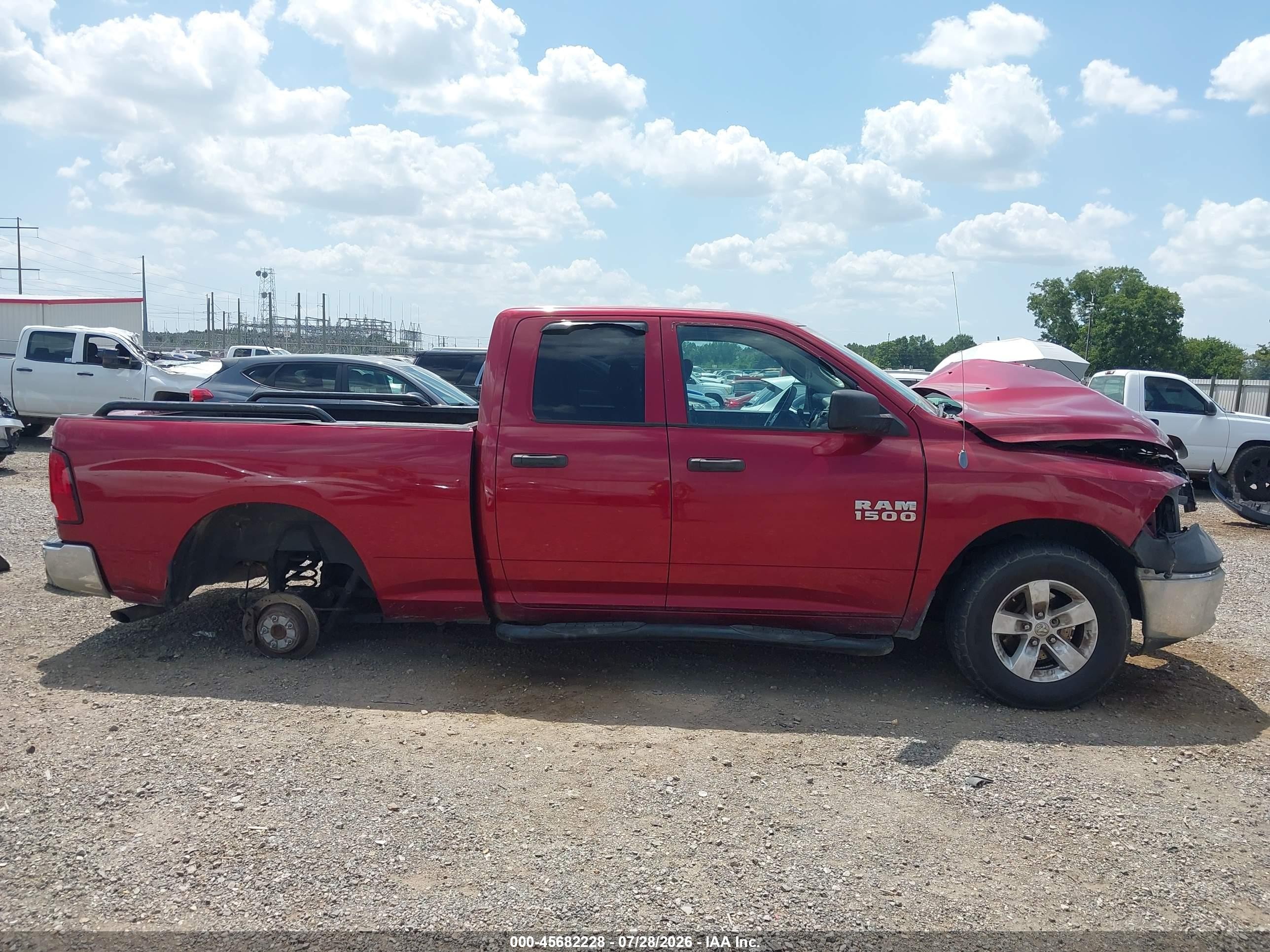 2013 Ram 1500 Tradesman Red vin: 1C6RR6FPXDS529798