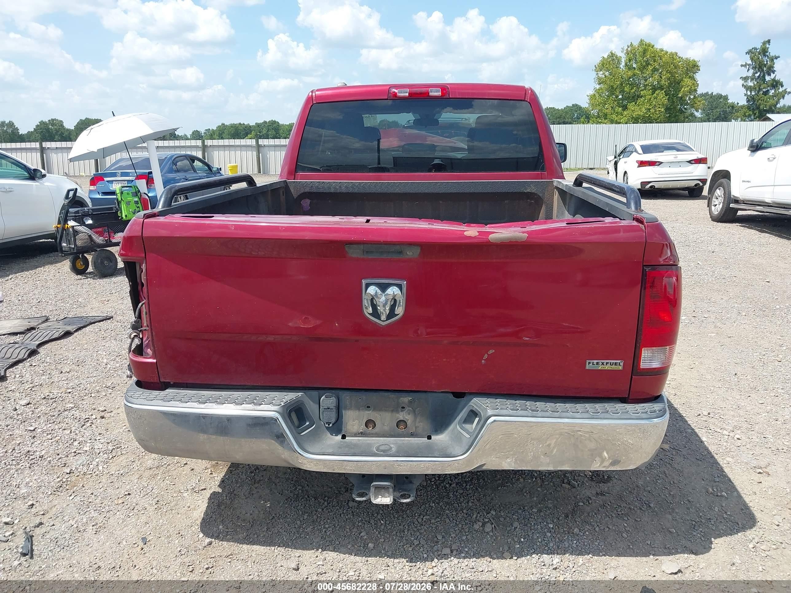 2013 Ram 1500 Tradesman Red vin: 1C6RR6FPXDS529798