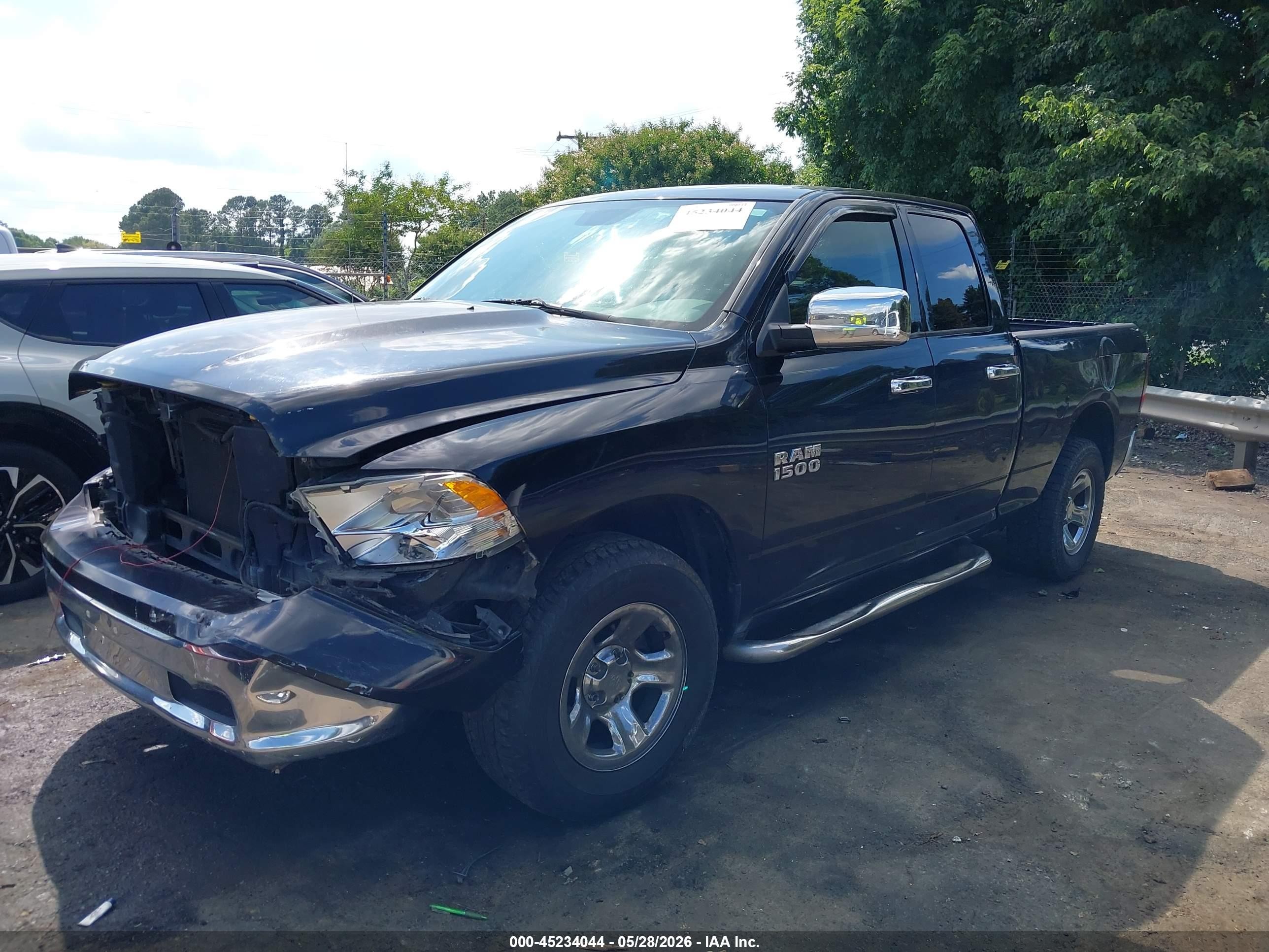 2013 Ram 1500 Tradesman Черный vin: 1C6RR6FPXDS538050