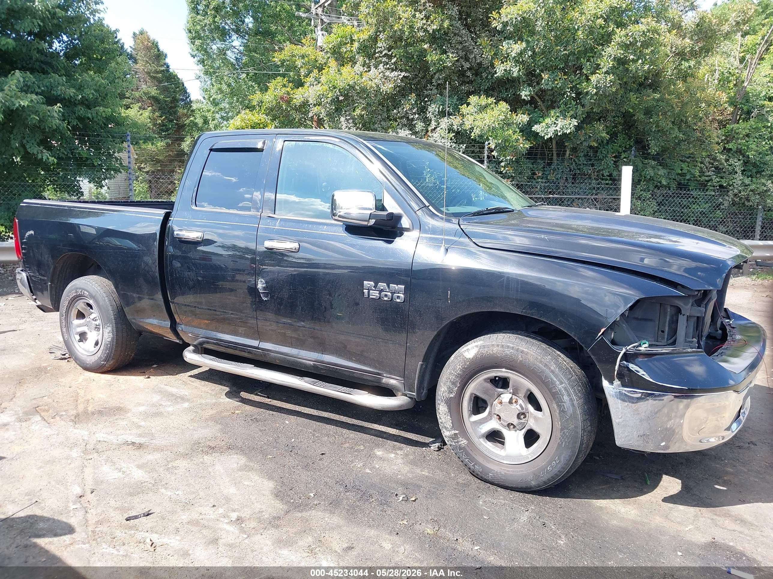 2013 Ram 1500 Tradesman Черный vin: 1C6RR6FPXDS538050
