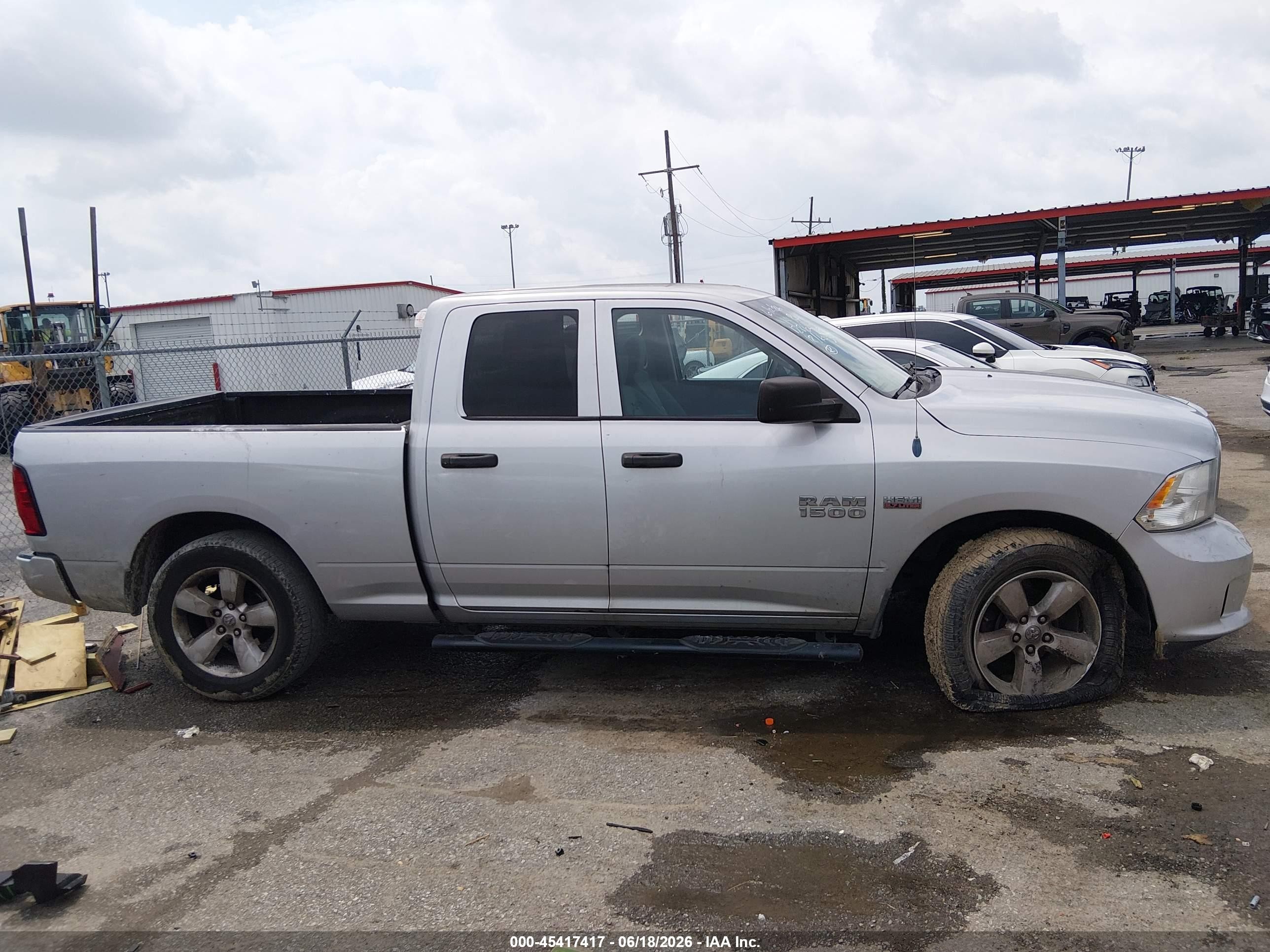 2014 Ram 1500 Express Серебряный vin: 1C6RR6FT0ES128646