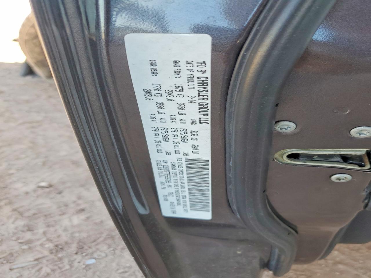 2014 Ram 1500 St Gray vin: 1C6RR6FT0ES307169