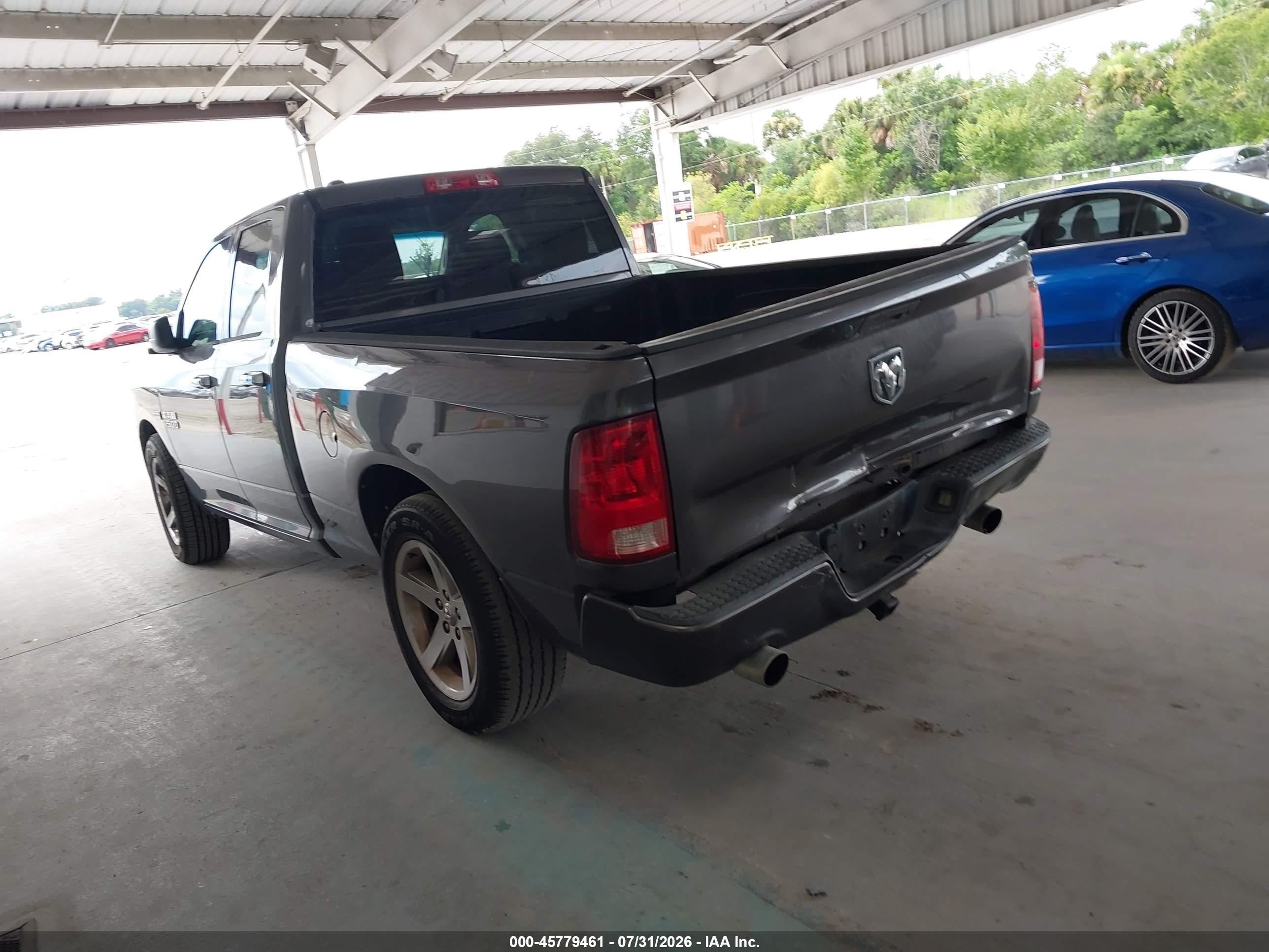 2014 Ram 1500 Express Gray vin: 1C6RR6FT0ES396712