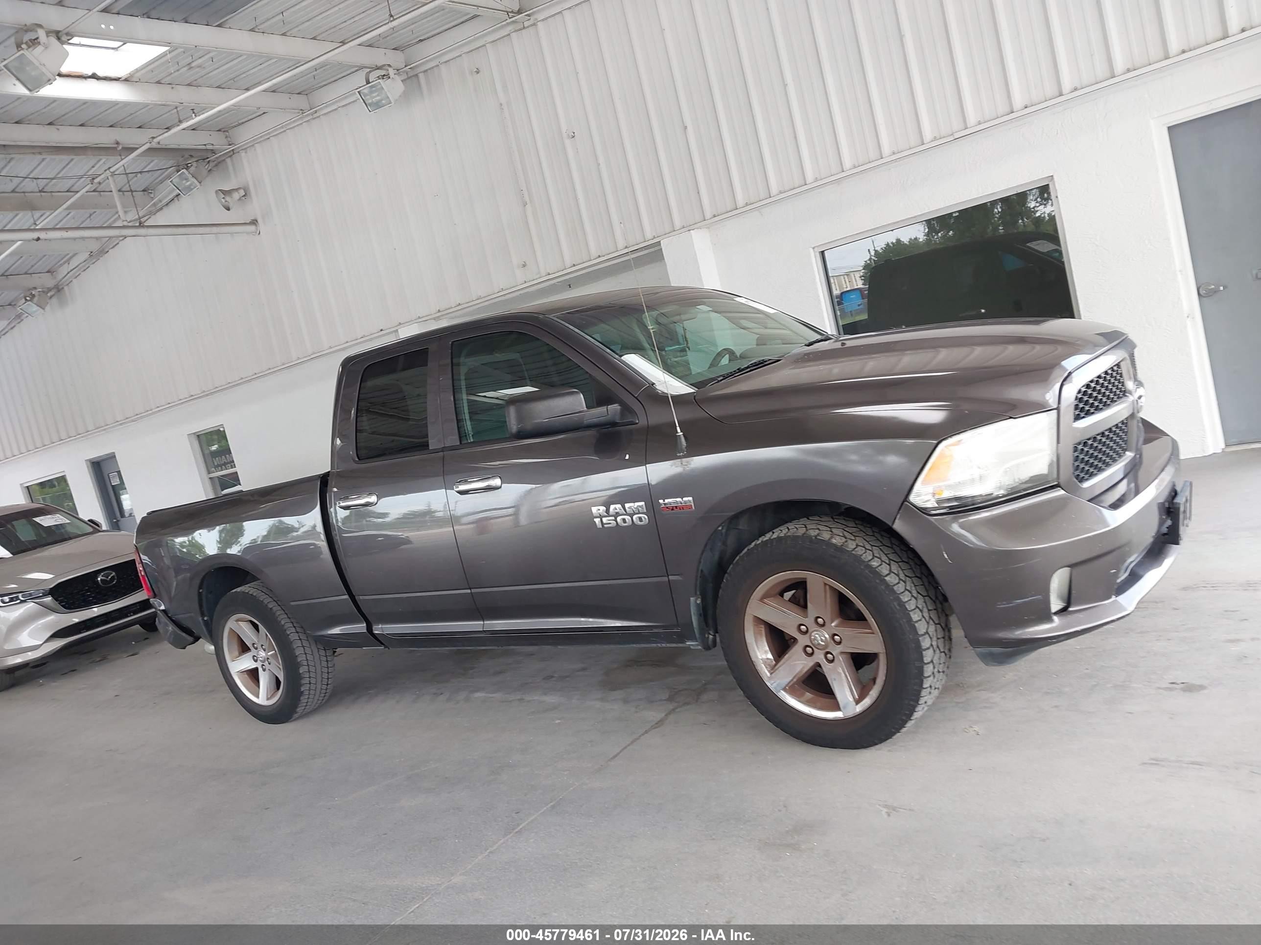 2014 Ram 1500 Express Gray vin: 1C6RR6FT0ES396712