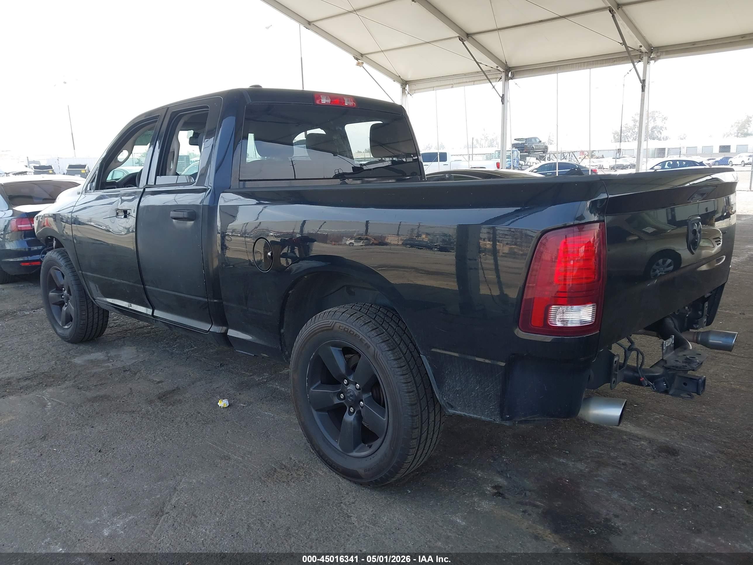 2014 Ram 1500 Express Black vin: 1C6RR6FT0ES448307