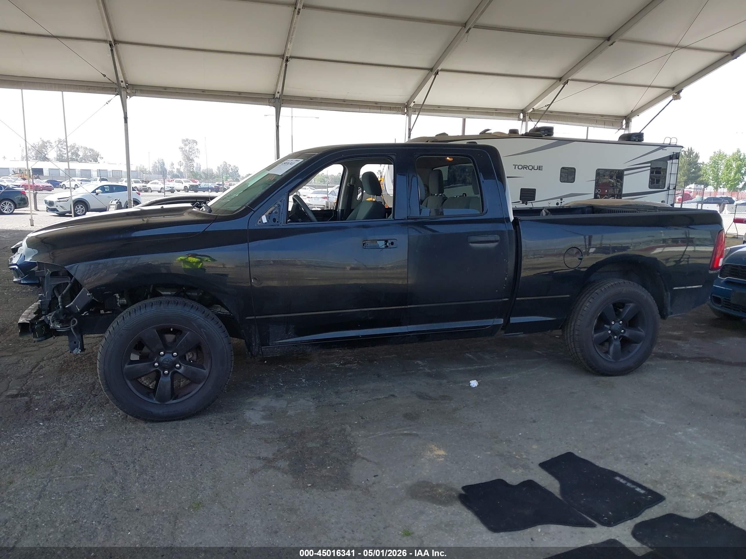 2014 Ram 1500 Express Black vin: 1C6RR6FT0ES448307