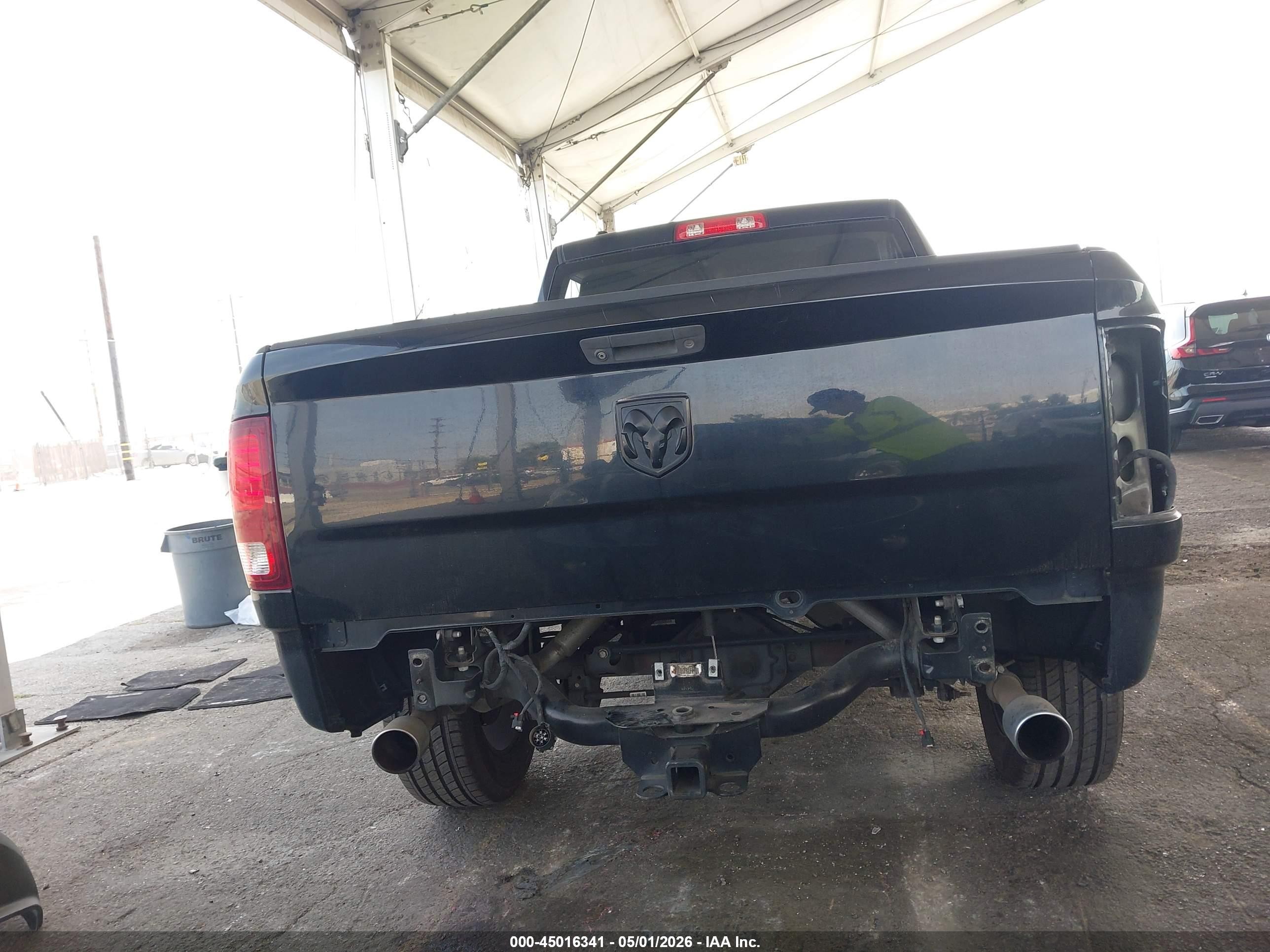 2014 Ram 1500 Express Black vin: 1C6RR6FT0ES448307