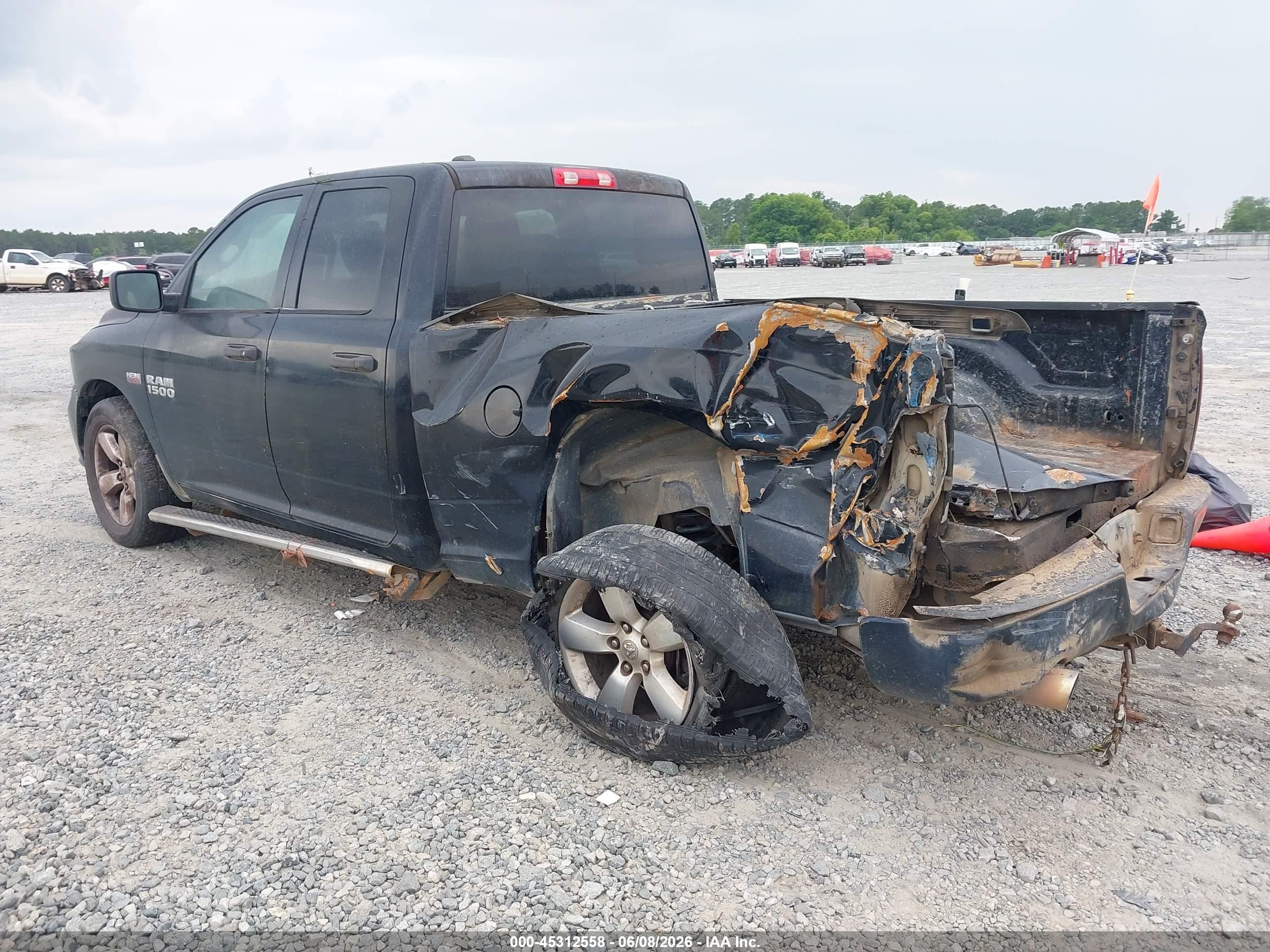 2014 Ram 1500 Express Черный vin: 1C6RR6FT0ES457248