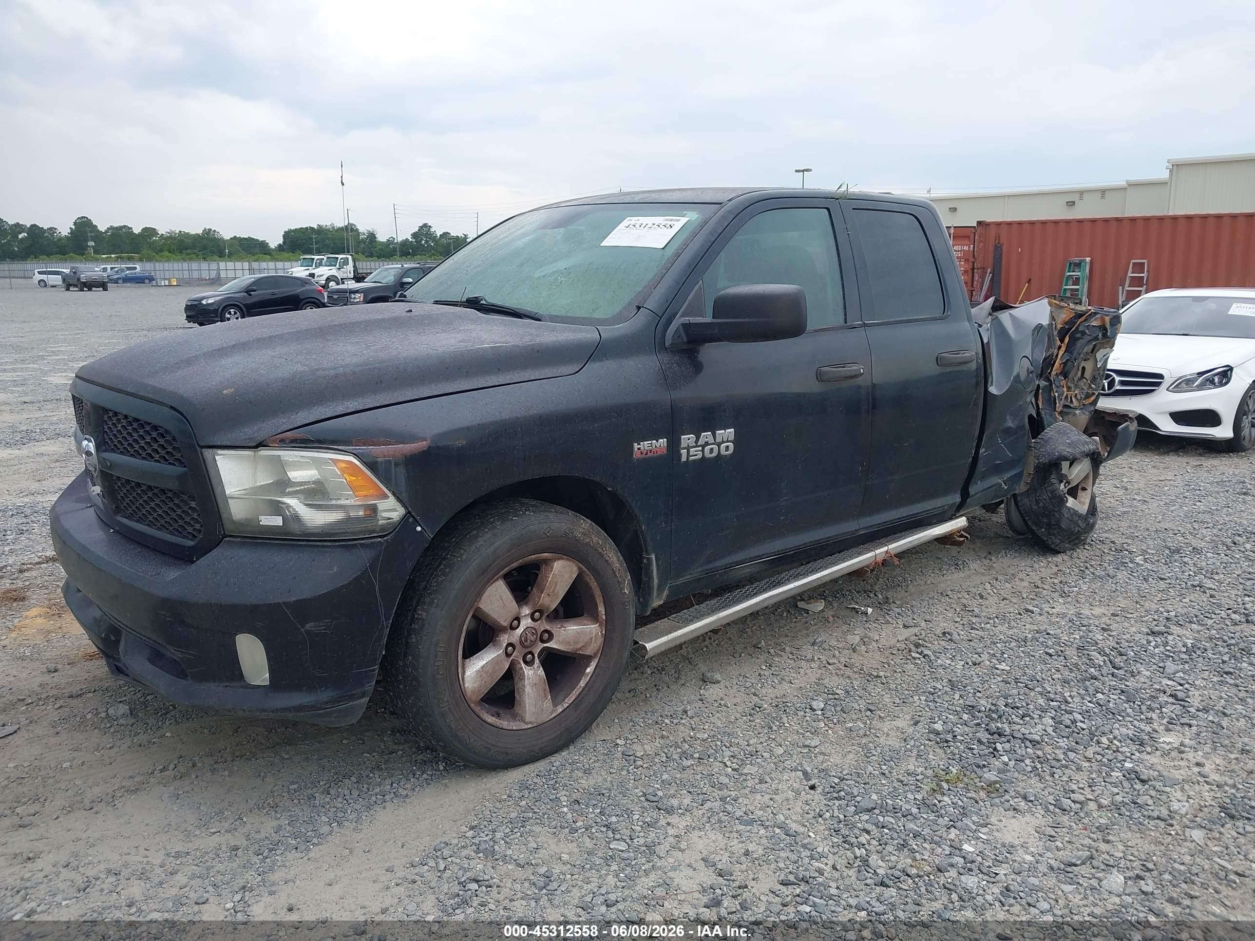 2014 Ram 1500 Express Черный vin: 1C6RR6FT0ES457248