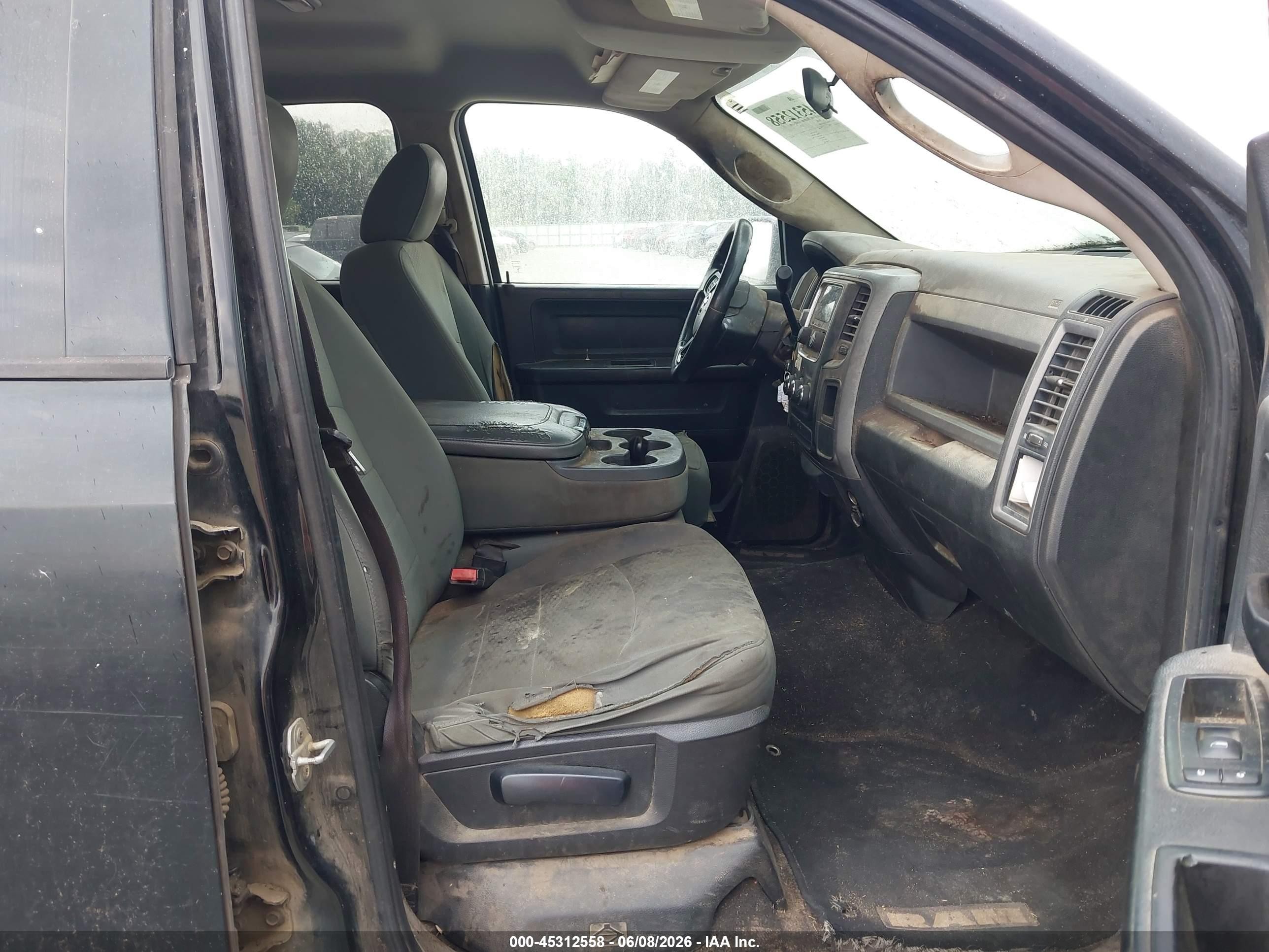 2014 Ram 1500 Express Черный vin: 1C6RR6FT0ES457248