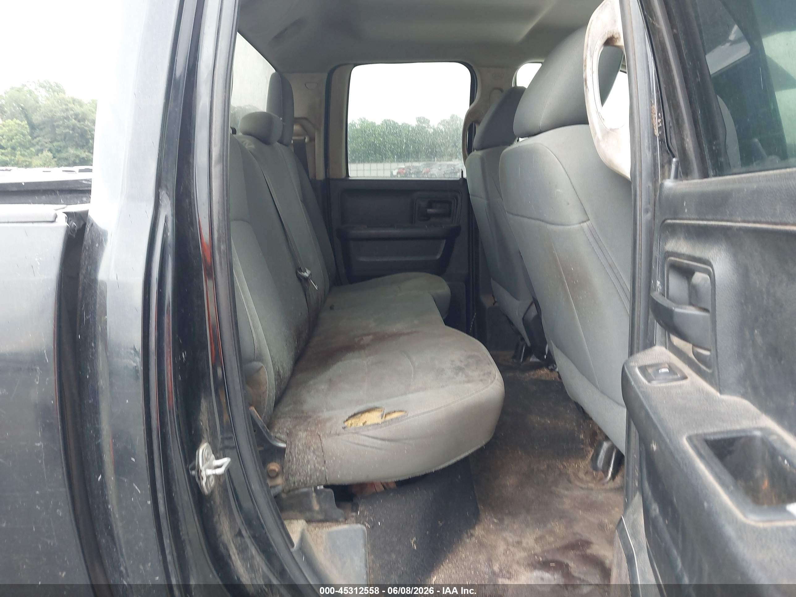 2014 Ram 1500 Express Черный vin: 1C6RR6FT0ES457248