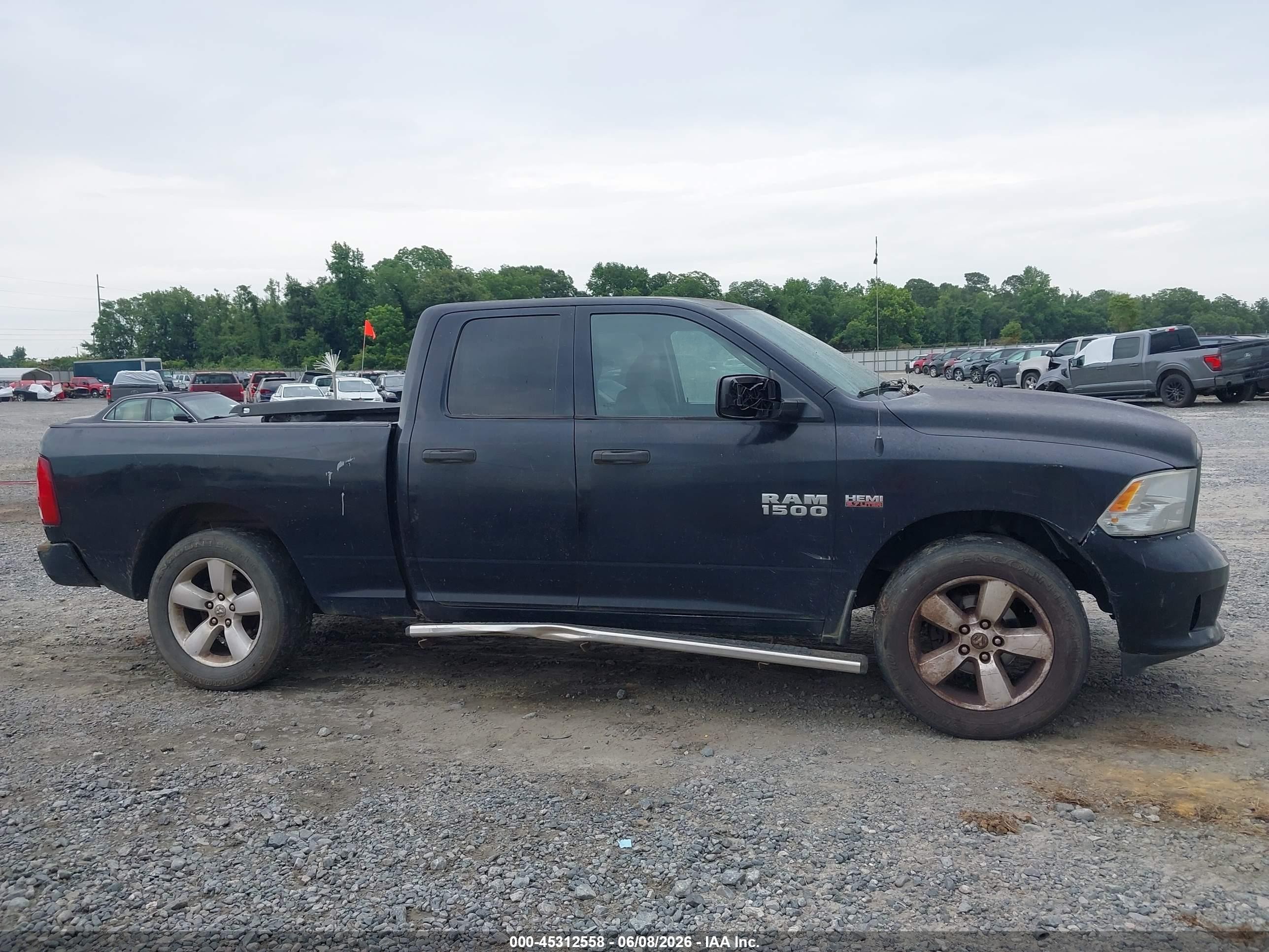 2014 Ram 1500 Express Черный vin: 1C6RR6FT0ES457248