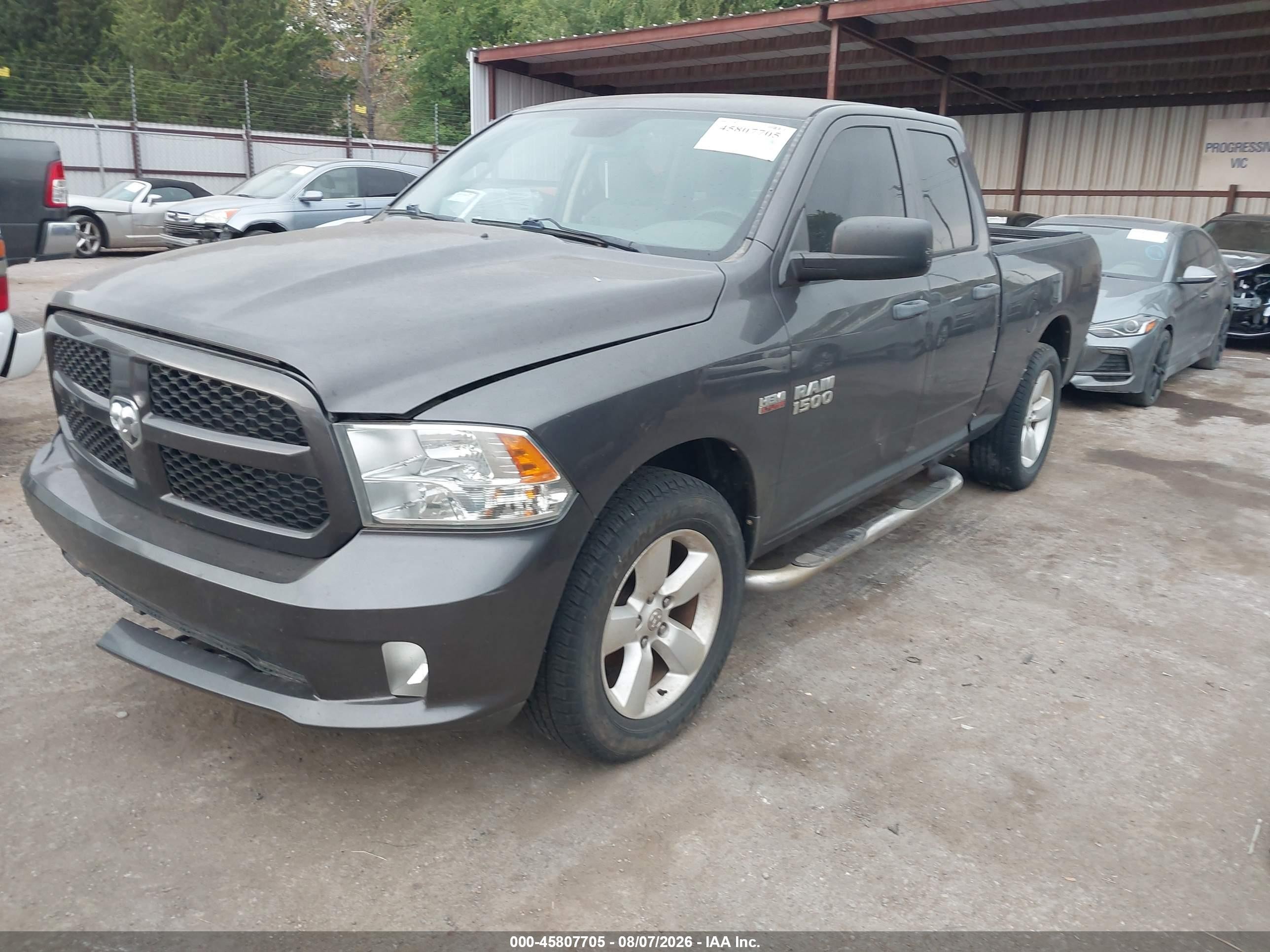 2015 Ram 1500 Express Gray vin: 1C6RR6FT1FS530239