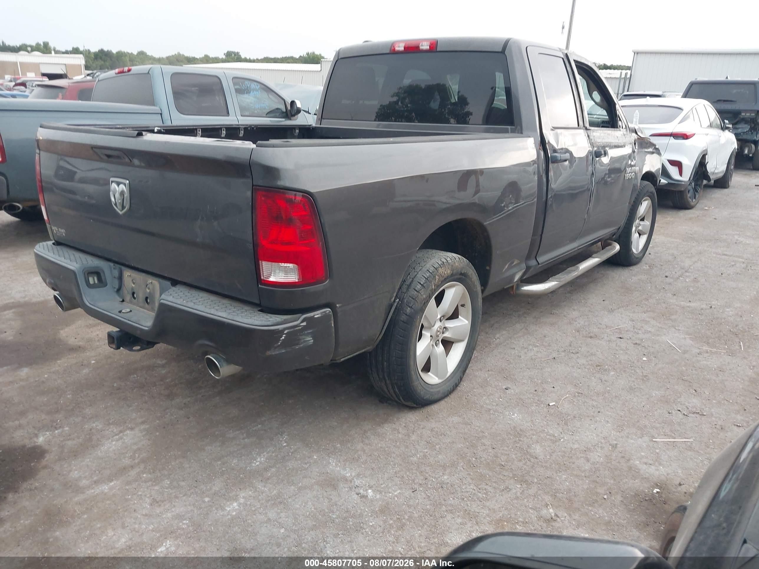 2015 Ram 1500 Express Gray vin: 1C6RR6FT1FS530239