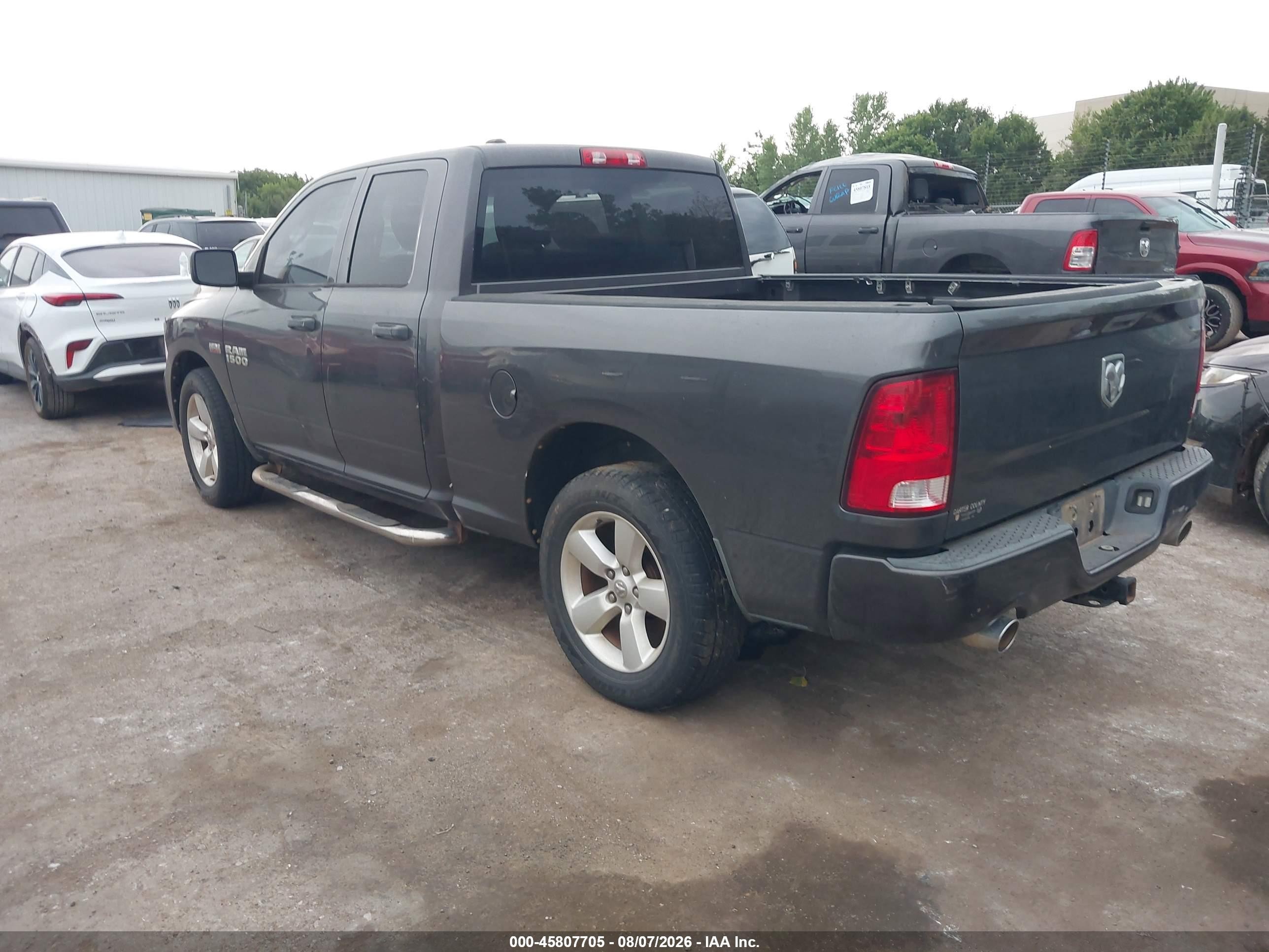 2015 Ram 1500 Express Gray vin: 1C6RR6FT1FS530239