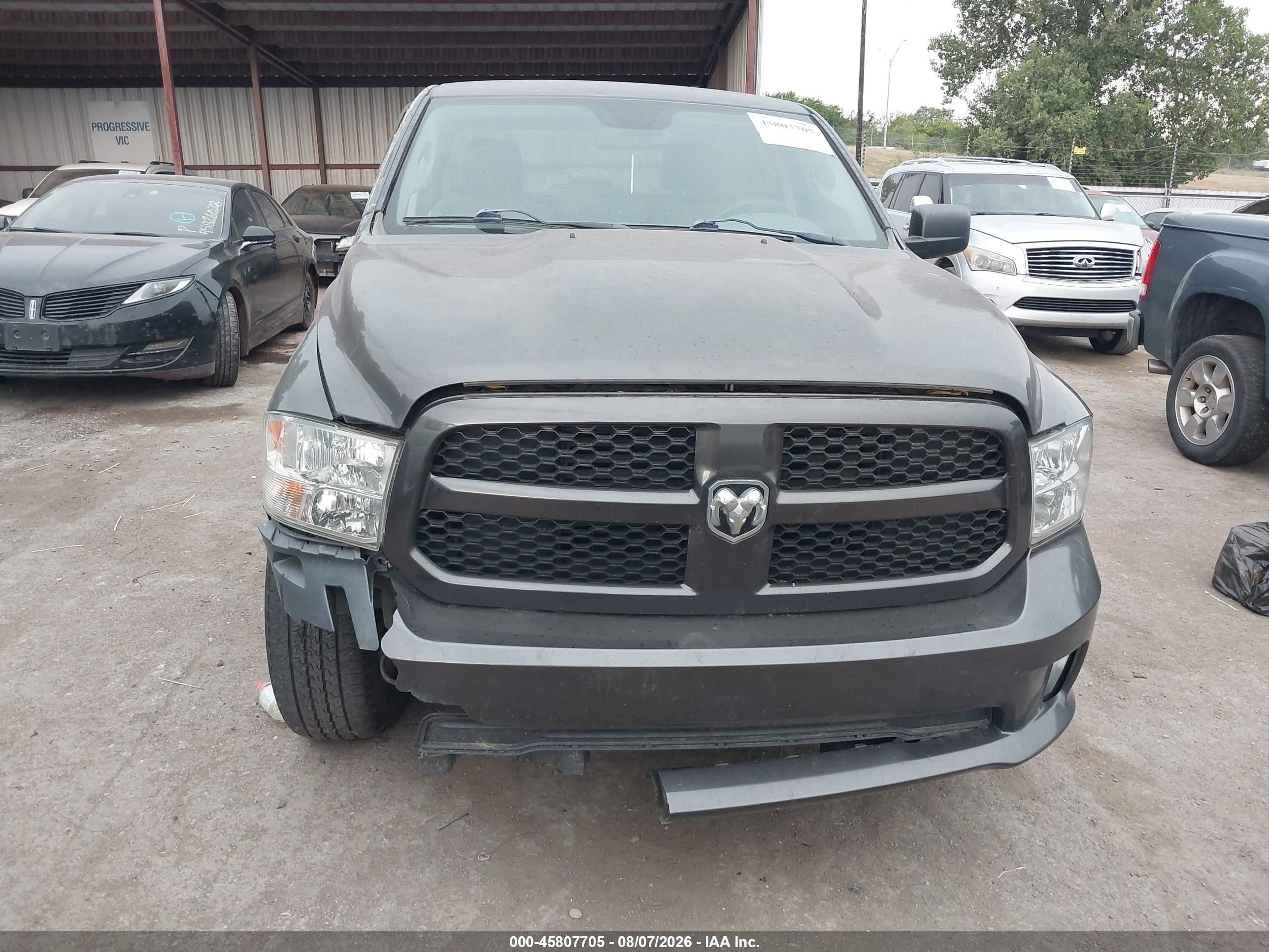 2015 Ram 1500 Express Gray vin: 1C6RR6FT1FS530239