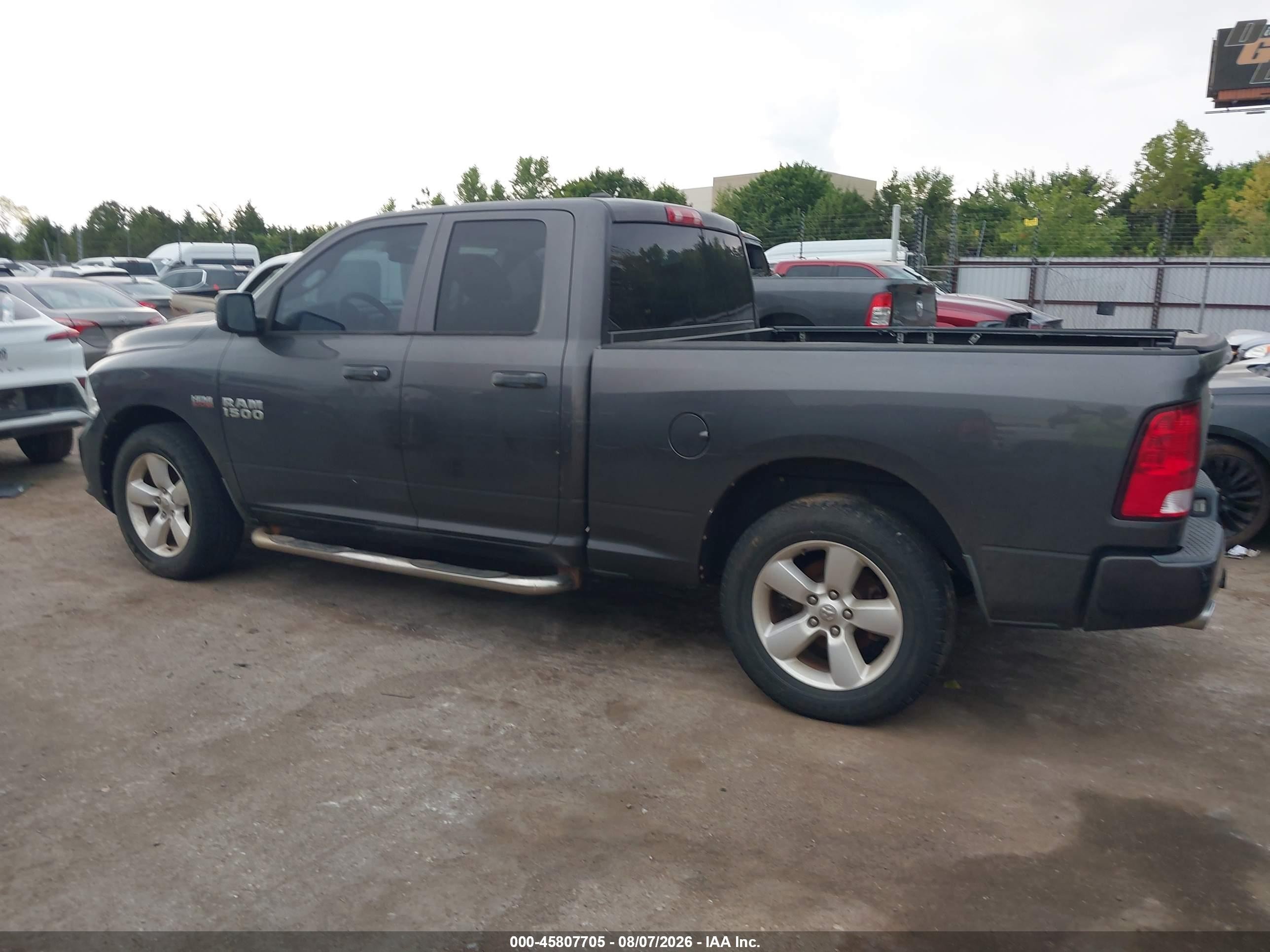 2015 Ram 1500 Express Gray vin: 1C6RR6FT1FS530239