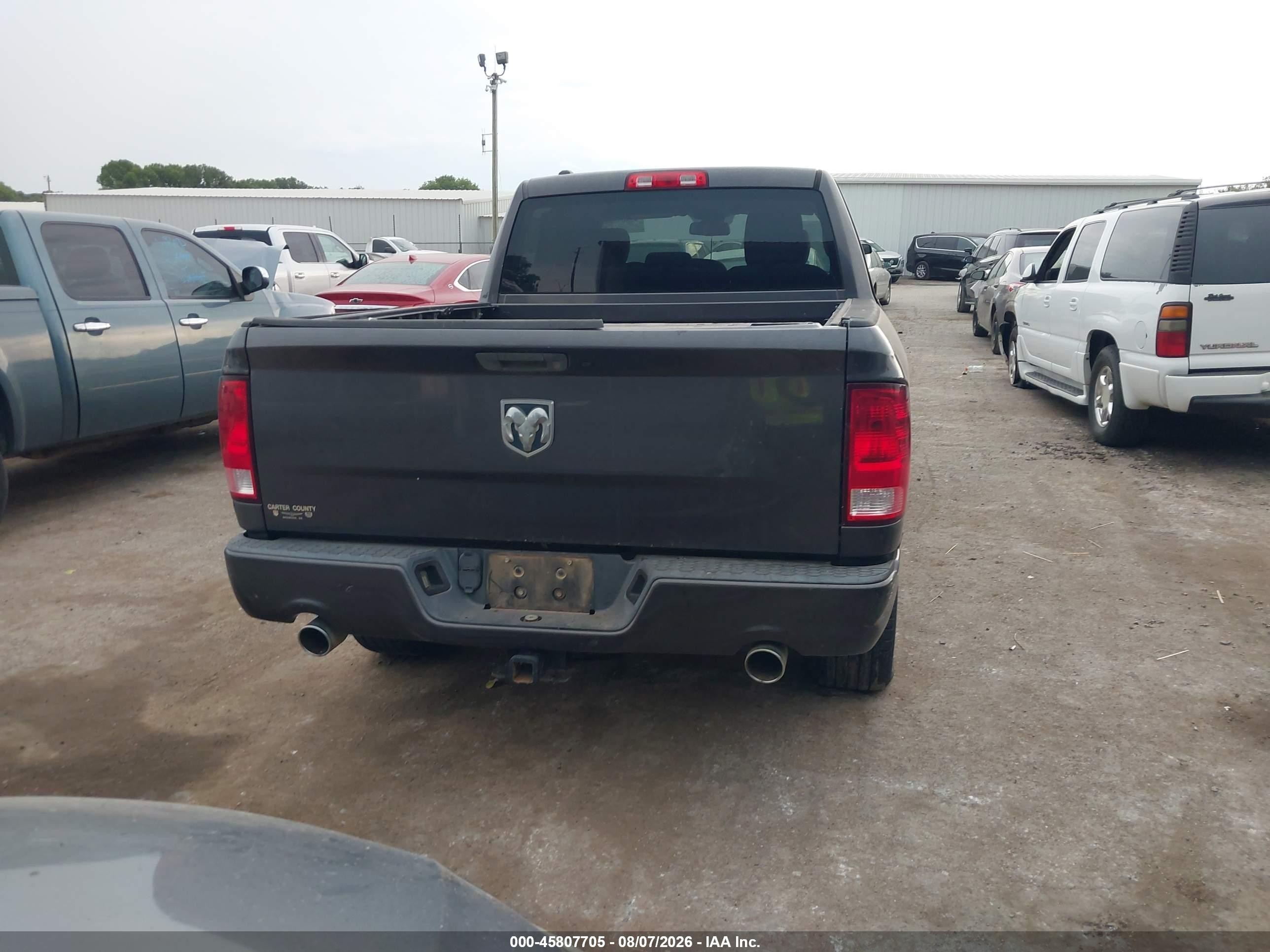 2015 Ram 1500 Express Gray vin: 1C6RR6FT1FS530239