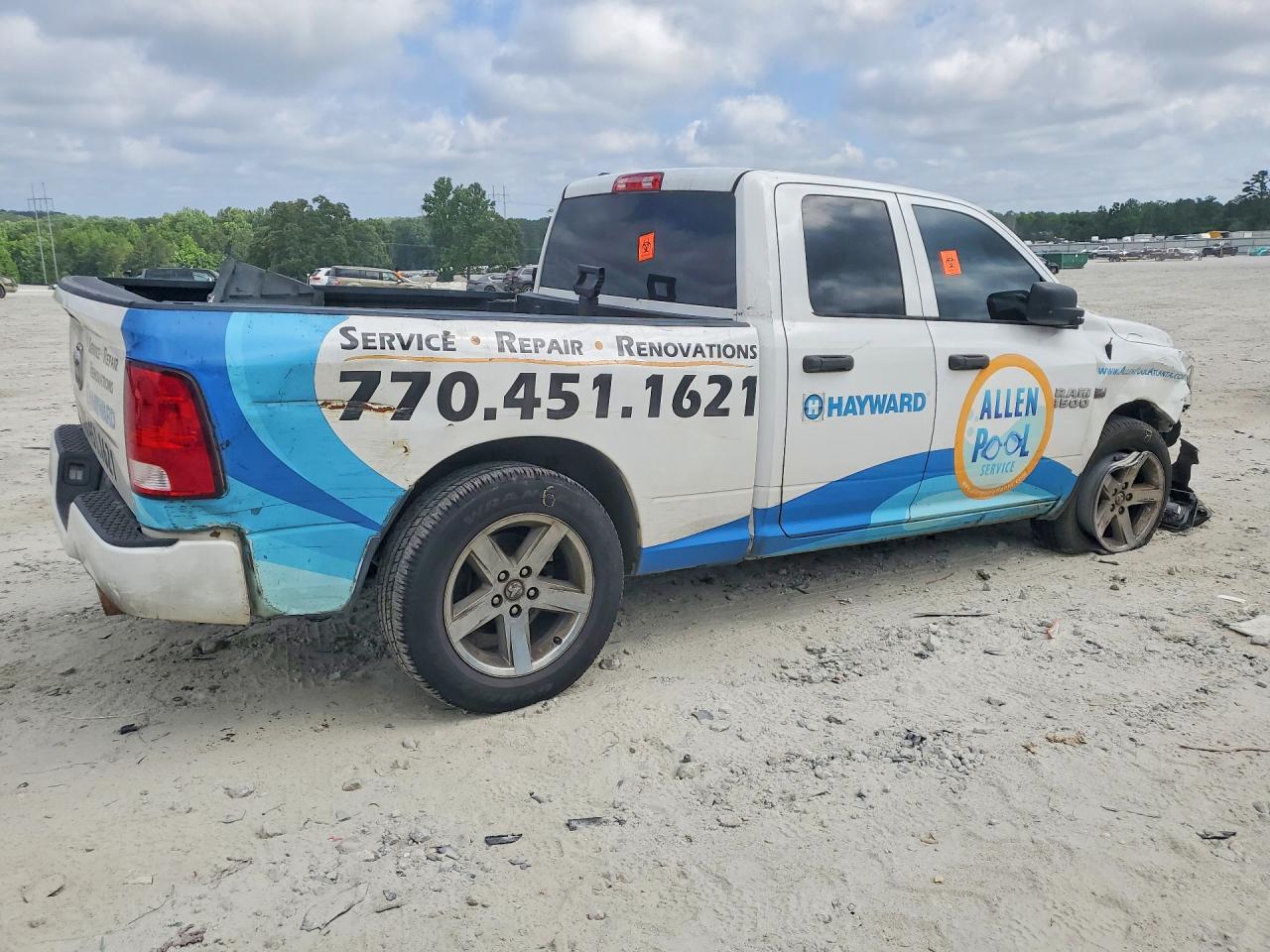 2017 Ram 1500 St White vin: 1C6RR6FT1HS616119