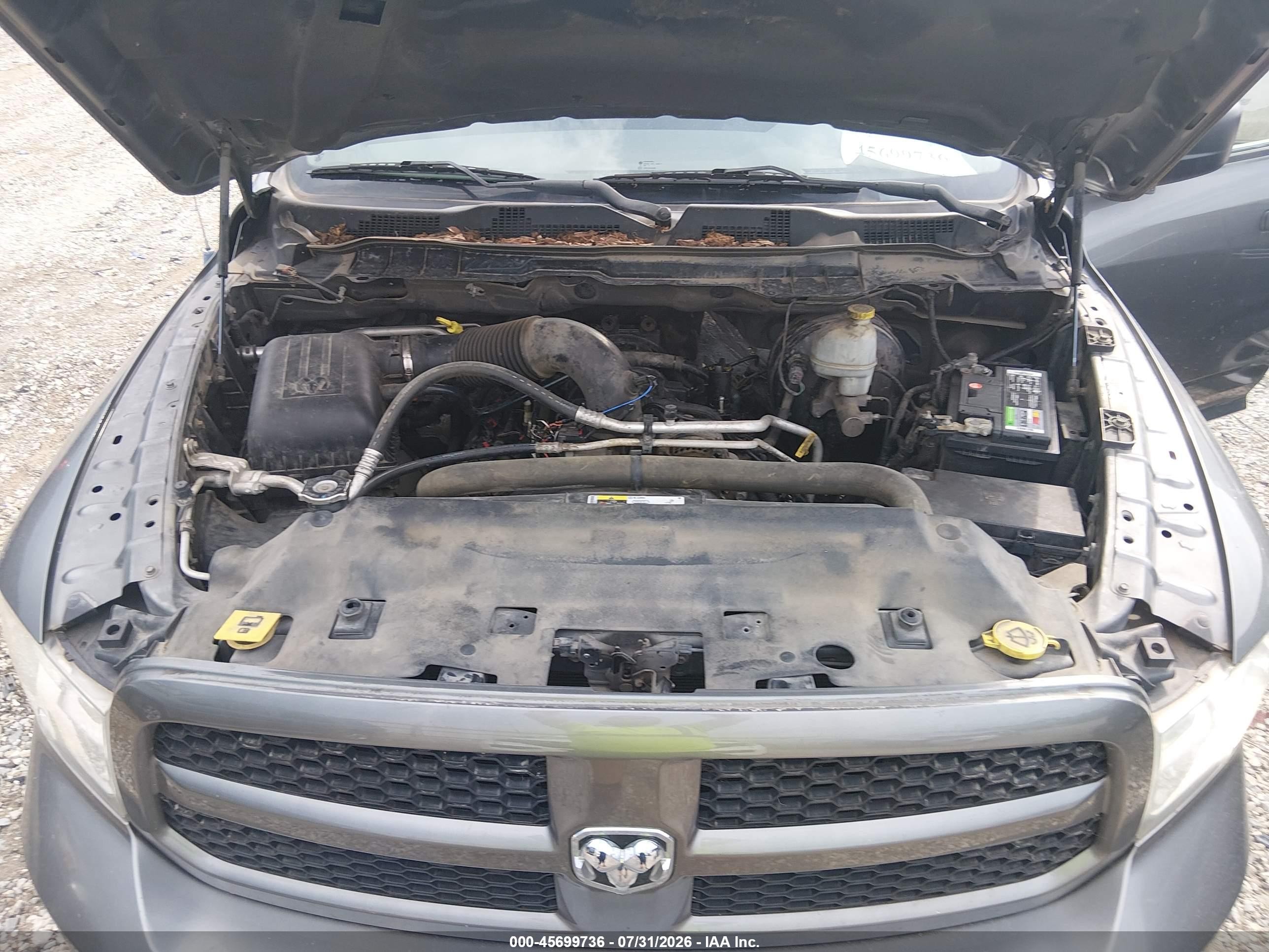 2013 Ram 1500 Express Gray vin: 1C6RR6FT2DS527119