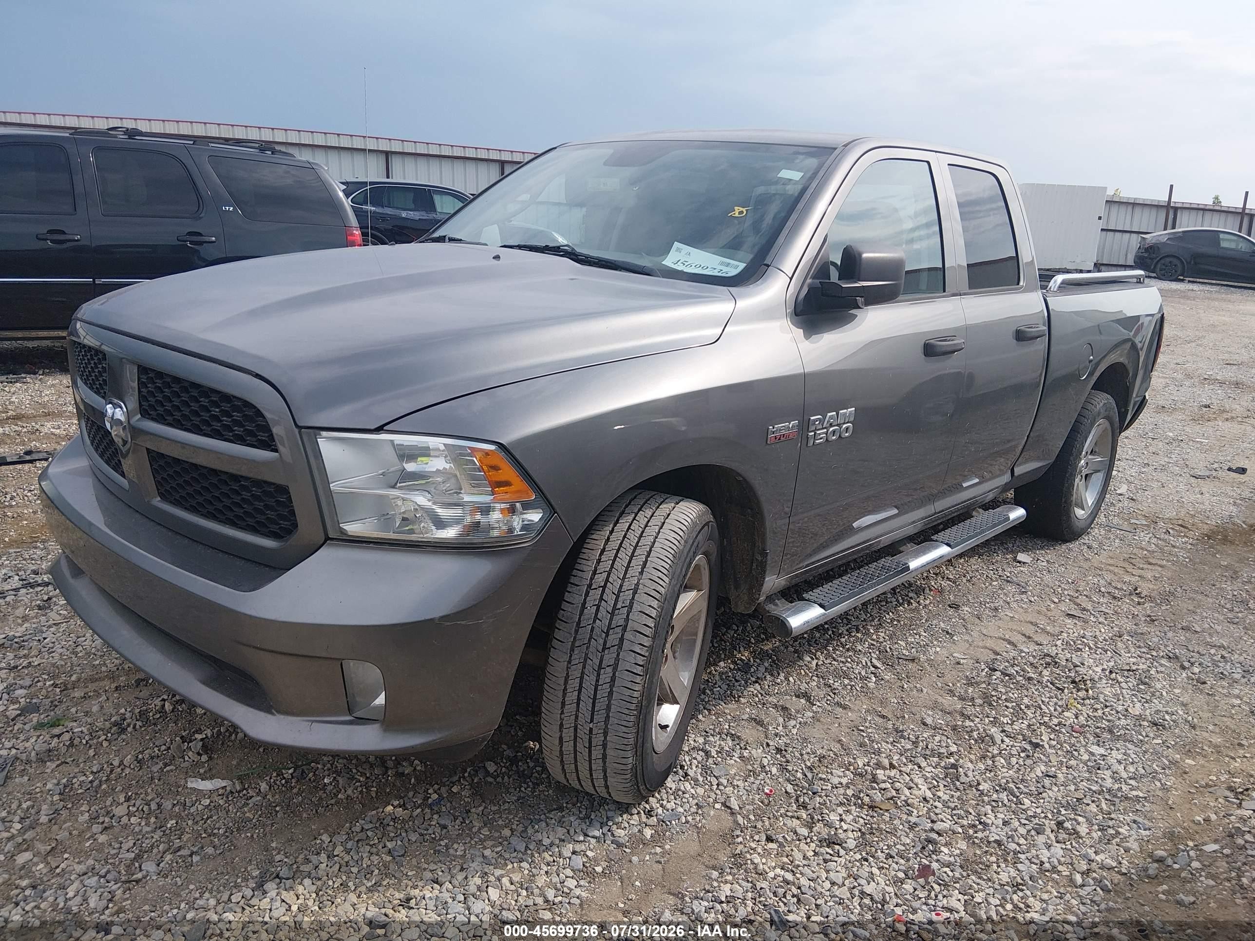 2013 Ram 1500 Express Gray vin: 1C6RR6FT2DS527119