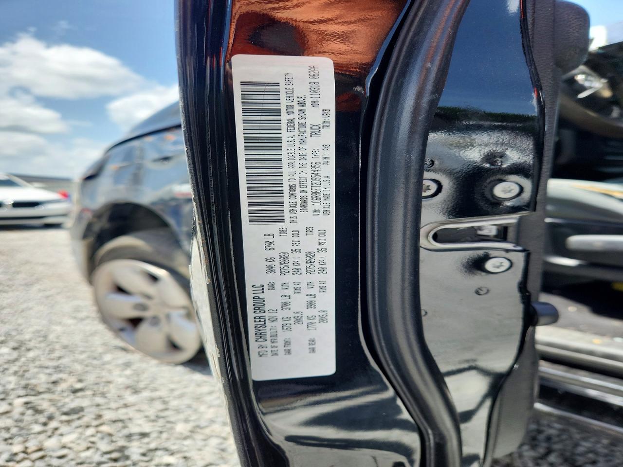 2013 Ram 1500 St Black vin: 1C6RR6FT2DS544356