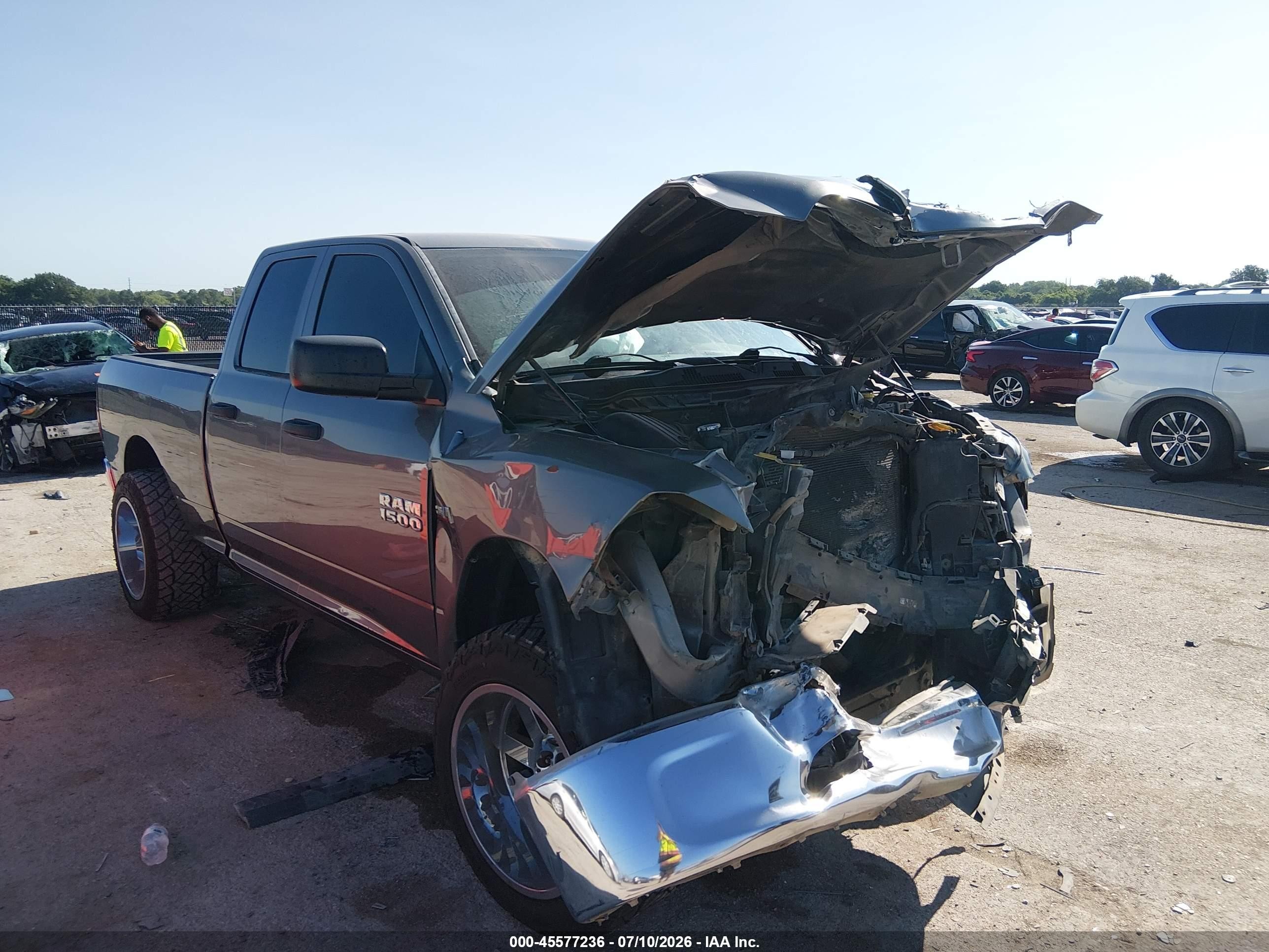 2013 Ram 1500 Tradesman Gray vin: 1C6RR6FT2DS549928