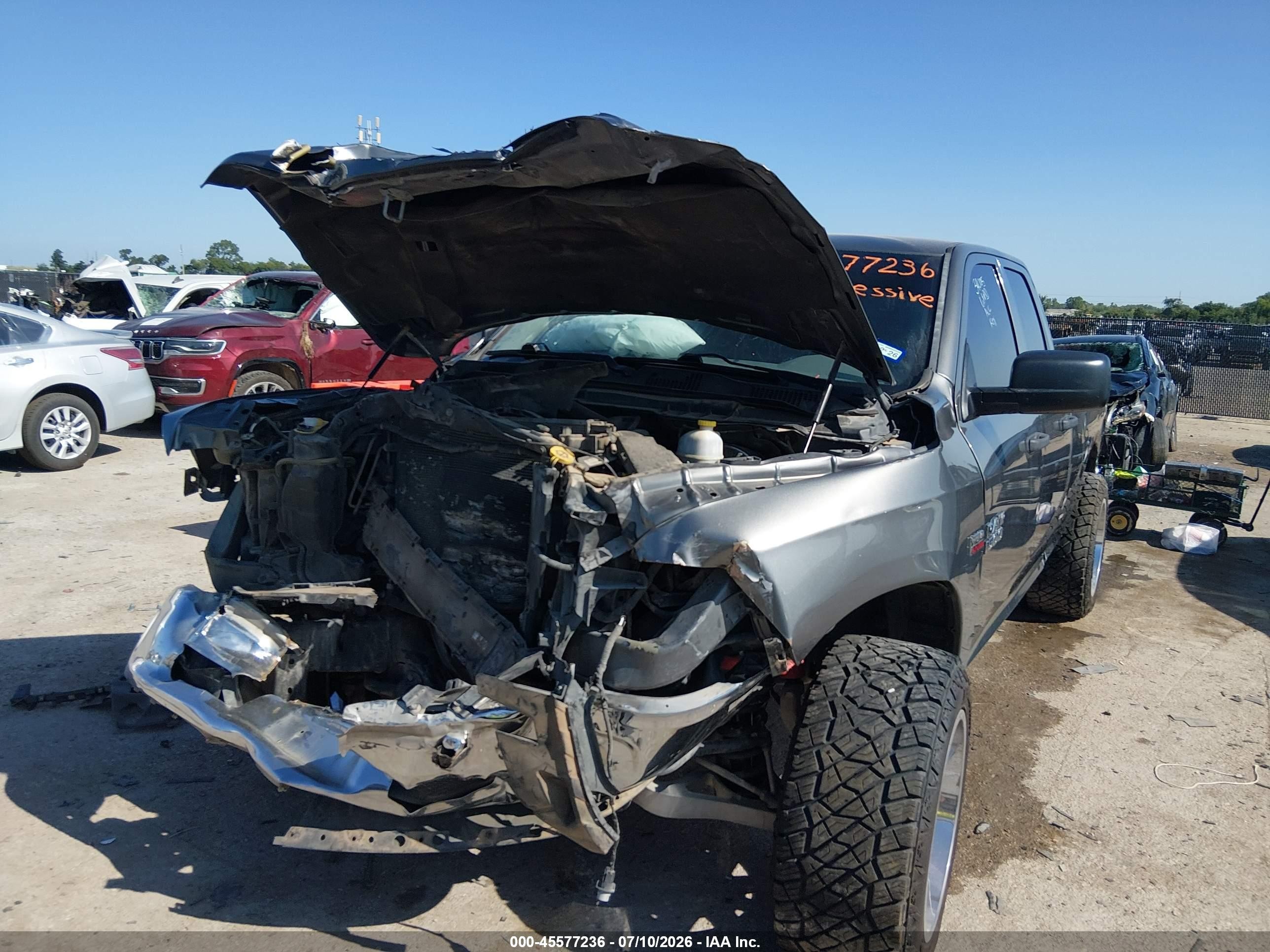 2013 Ram 1500 Tradesman Gray vin: 1C6RR6FT2DS549928