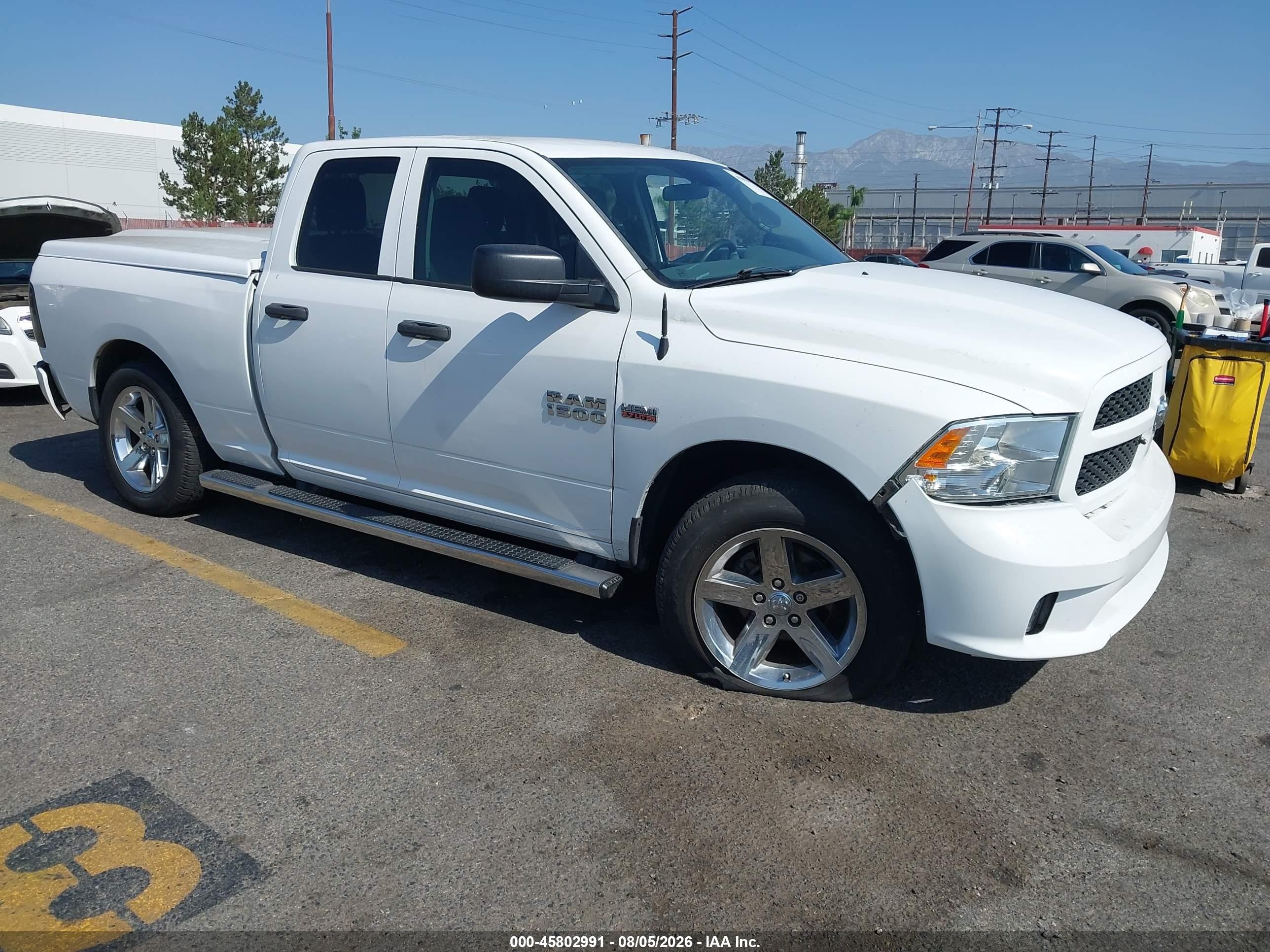 2013 Ram 1500 Express White vin: 1C6RR6FT2DS573131