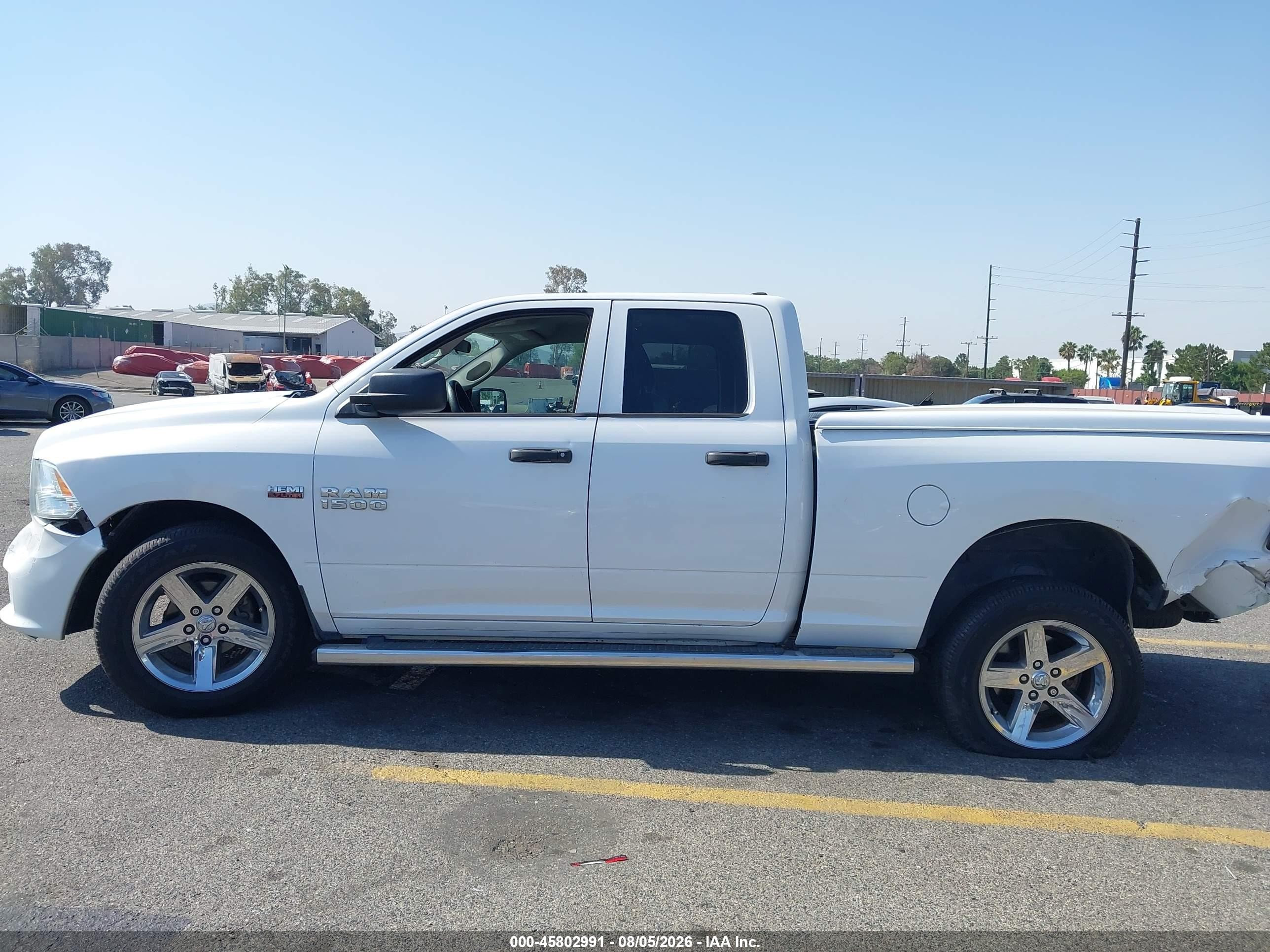 2013 Ram 1500 Express White vin: 1C6RR6FT2DS573131