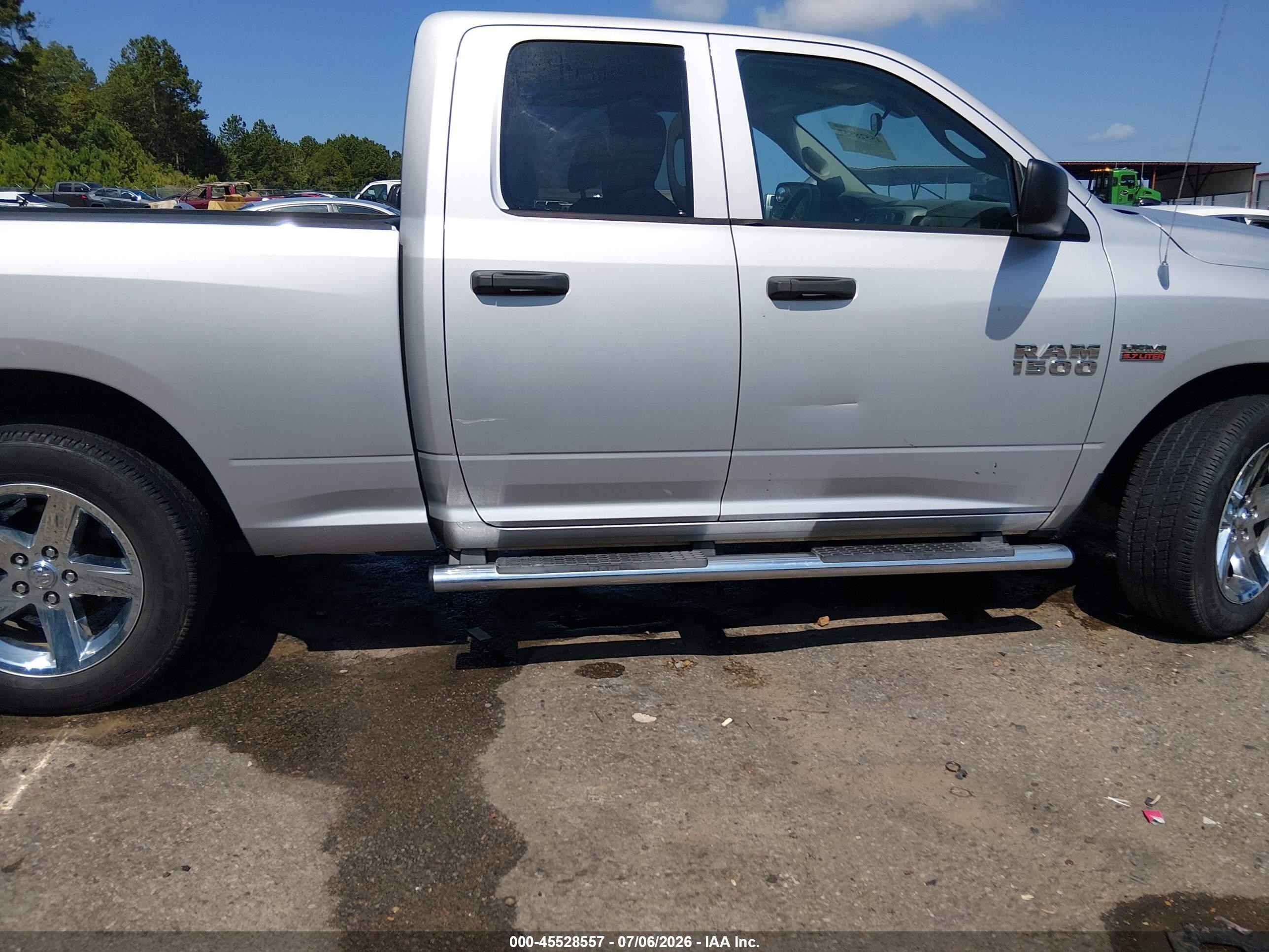 2014 Ram 1500 Express Silver vin: 1C6RR6FT2ES101559