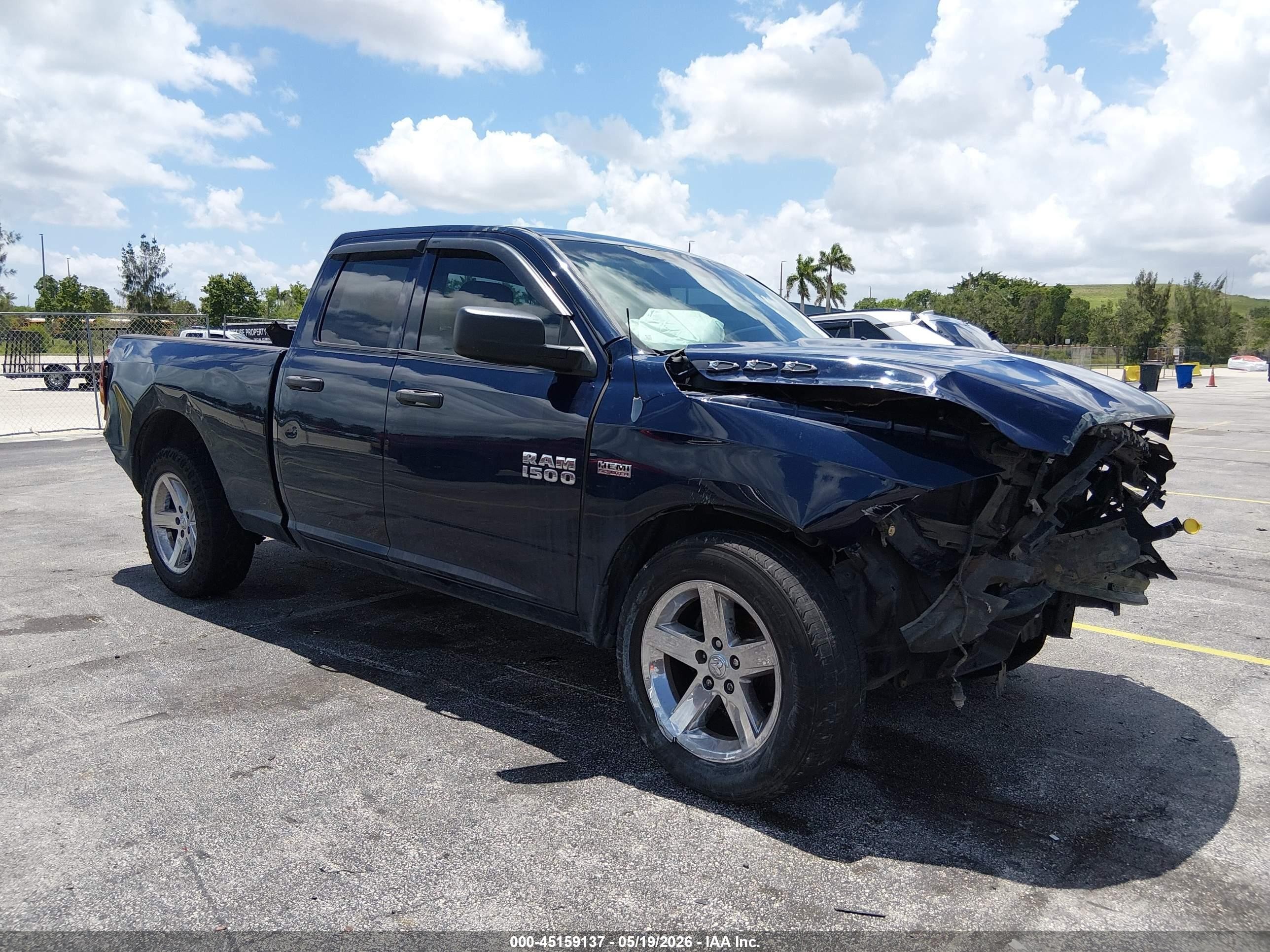 2014 Ram 1500 Express Blue vin: 1C6RR6FT2ES154875