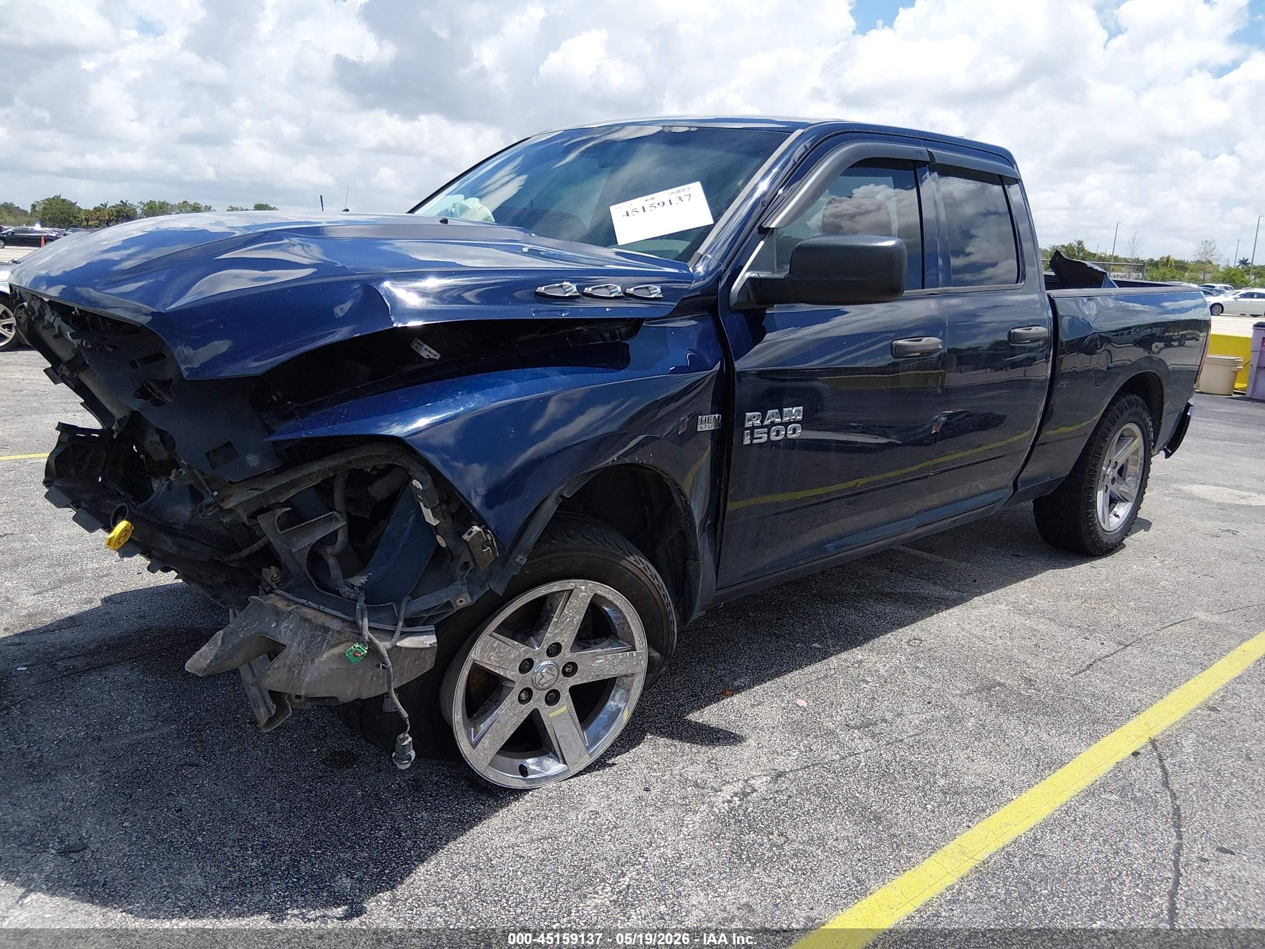 2014 Ram 1500 Express Blue vin: 1C6RR6FT2ES154875