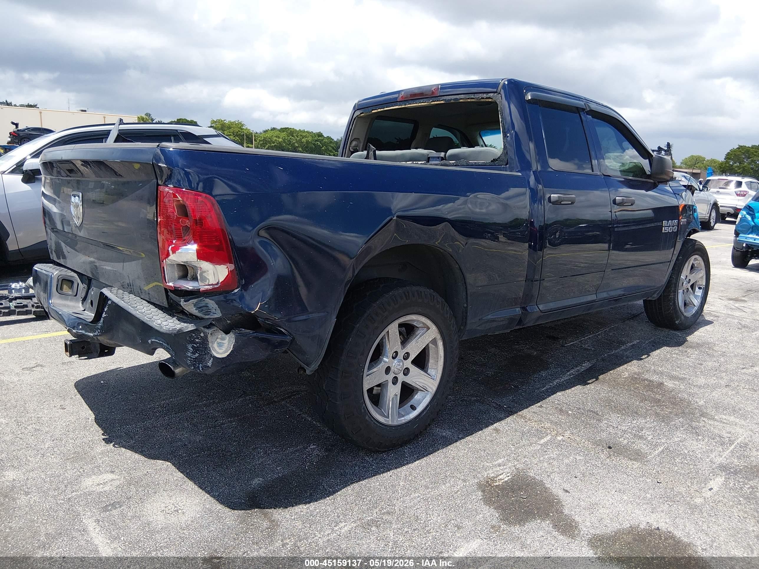 2014 Ram 1500 Express Blue vin: 1C6RR6FT2ES154875