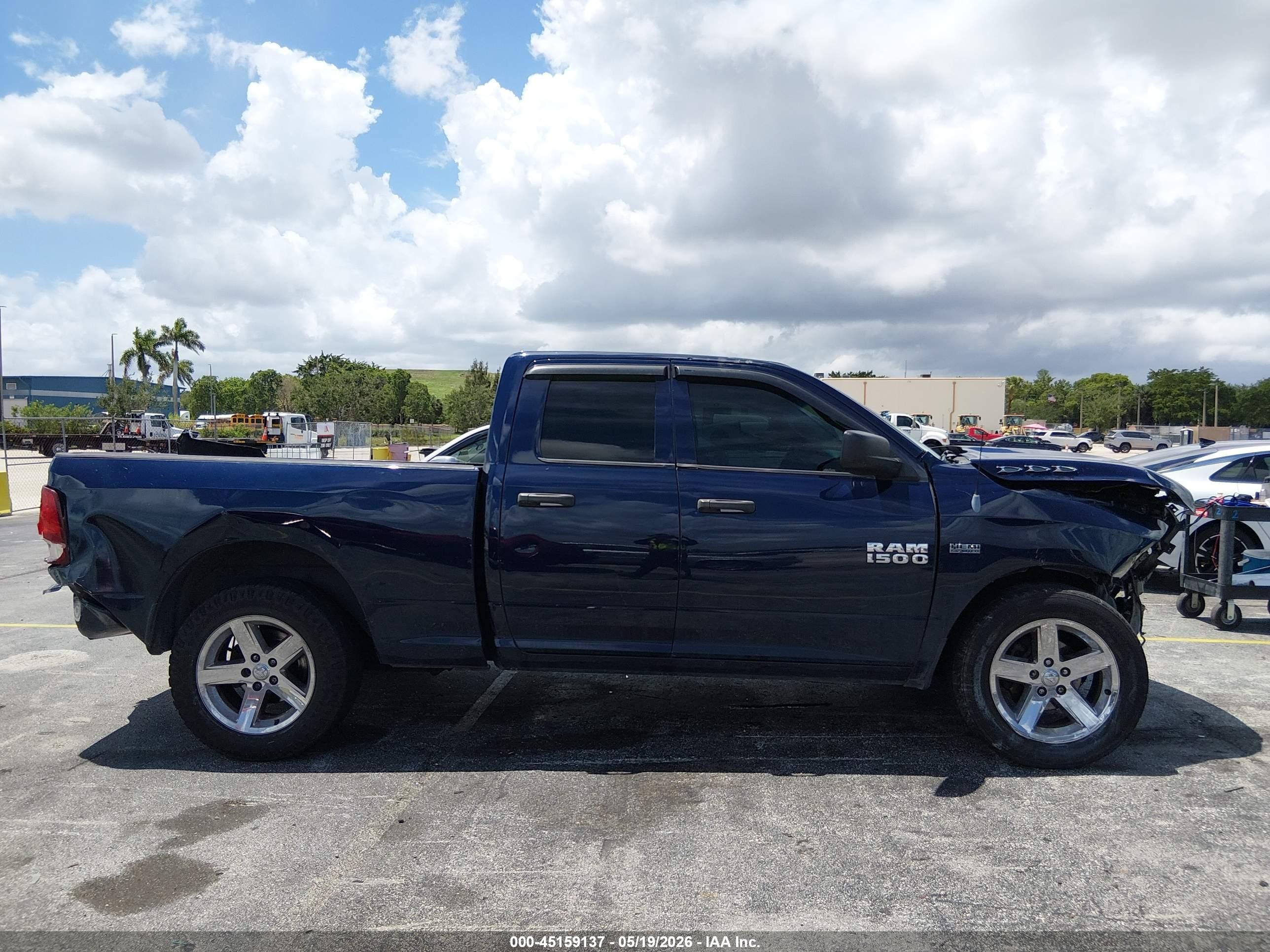 2014 Ram 1500 Express Blue vin: 1C6RR6FT2ES154875