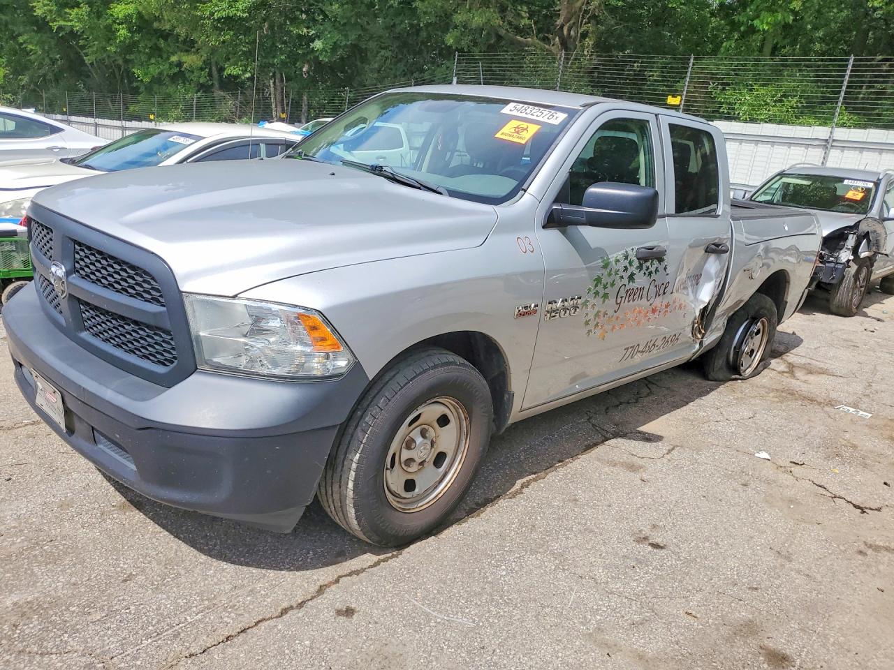 2014 Ram 1500 St Серый vin: 1C6RR6FT2ES358222