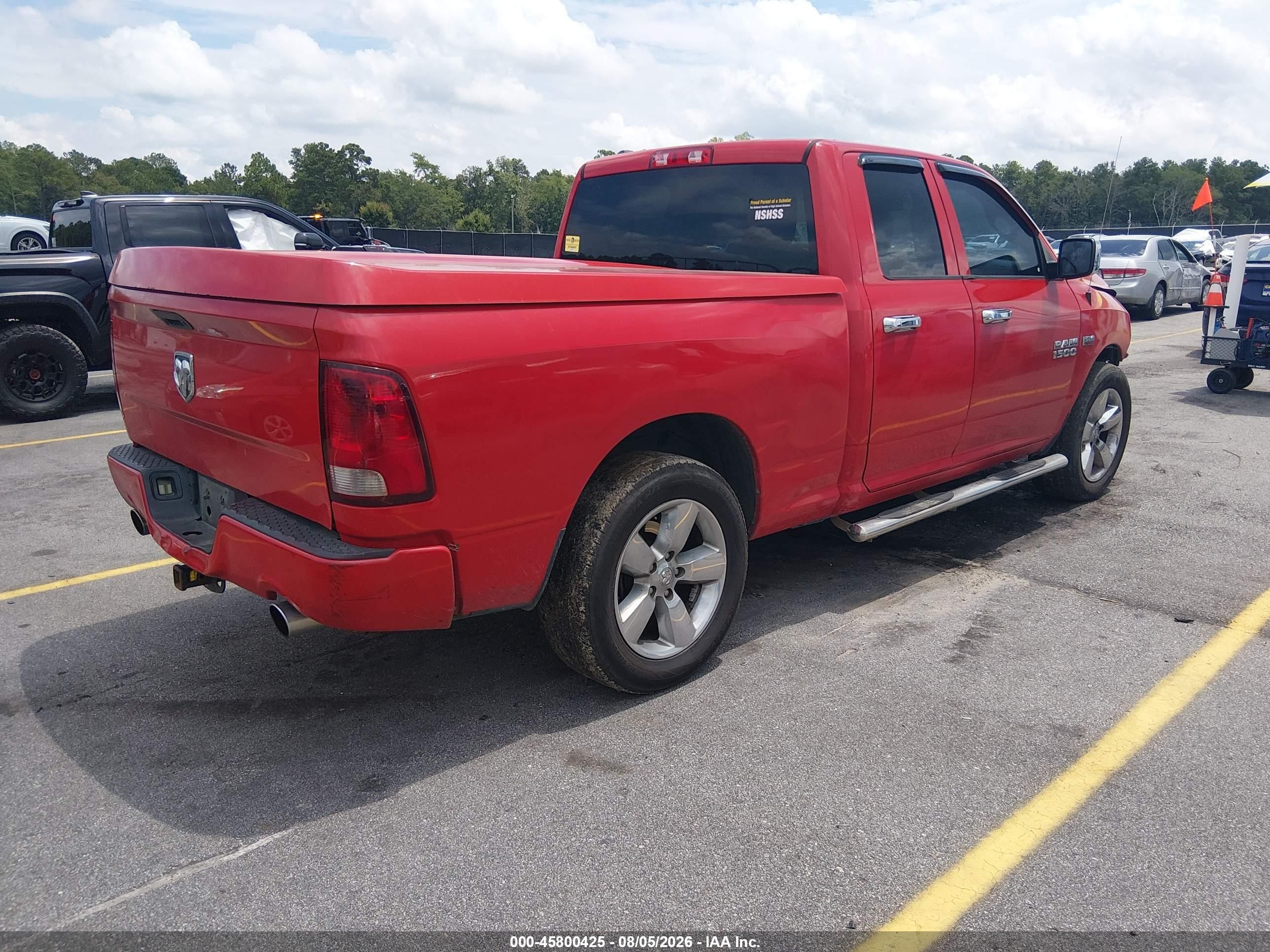 2014 Ram 1500 Express Красный vin: 1C6RR6FT2ES372167