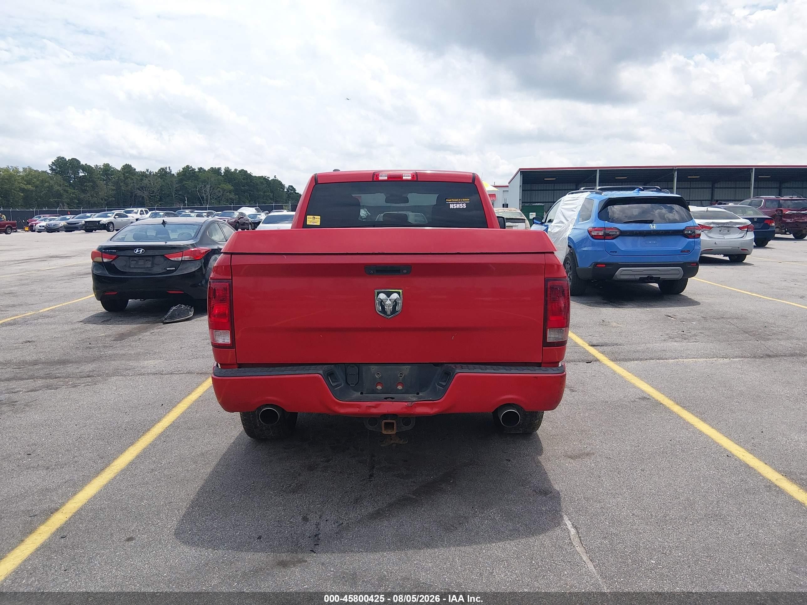 2014 Ram 1500 Express Красный vin: 1C6RR6FT2ES372167