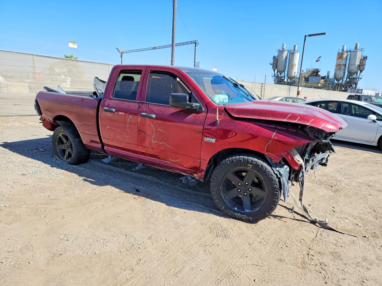 2015 Ram 1500 St Burgundy vin: 1C6RR6FT2FS651006