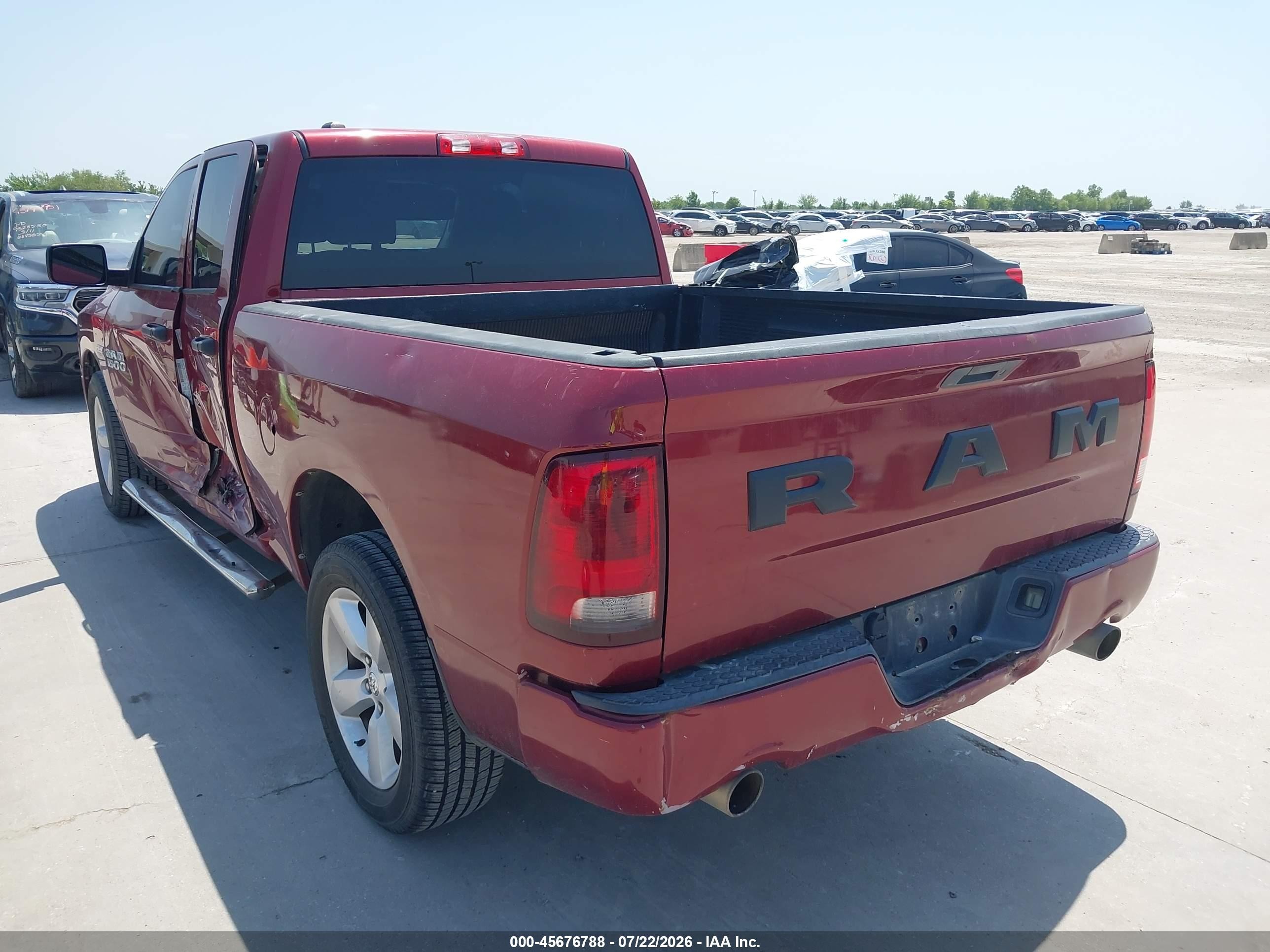 2014 Ram 1500 Express Burgundy vin: 1C6RR6FT3ES140788