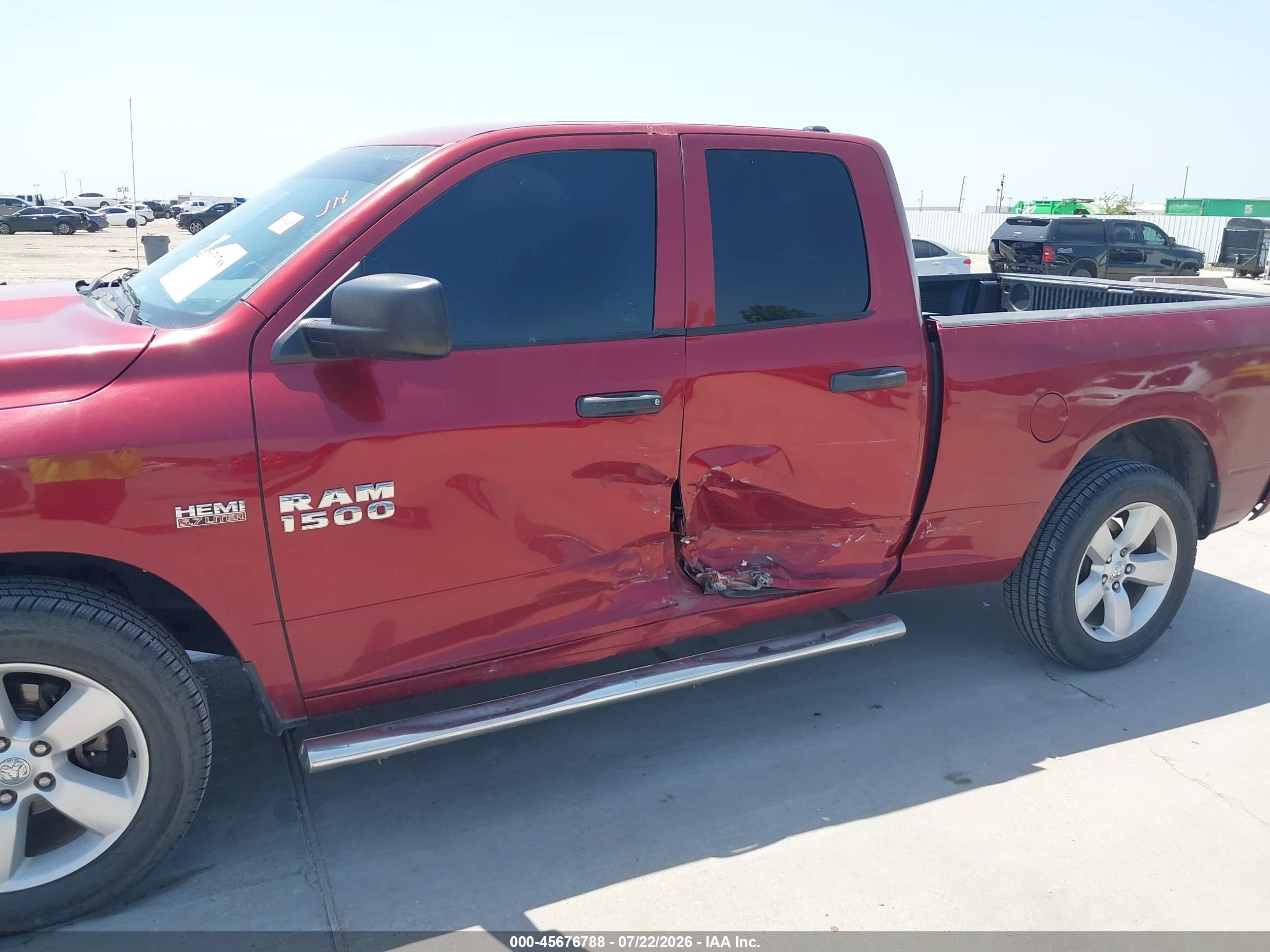 2014 Ram 1500 Express Burgundy vin: 1C6RR6FT3ES140788